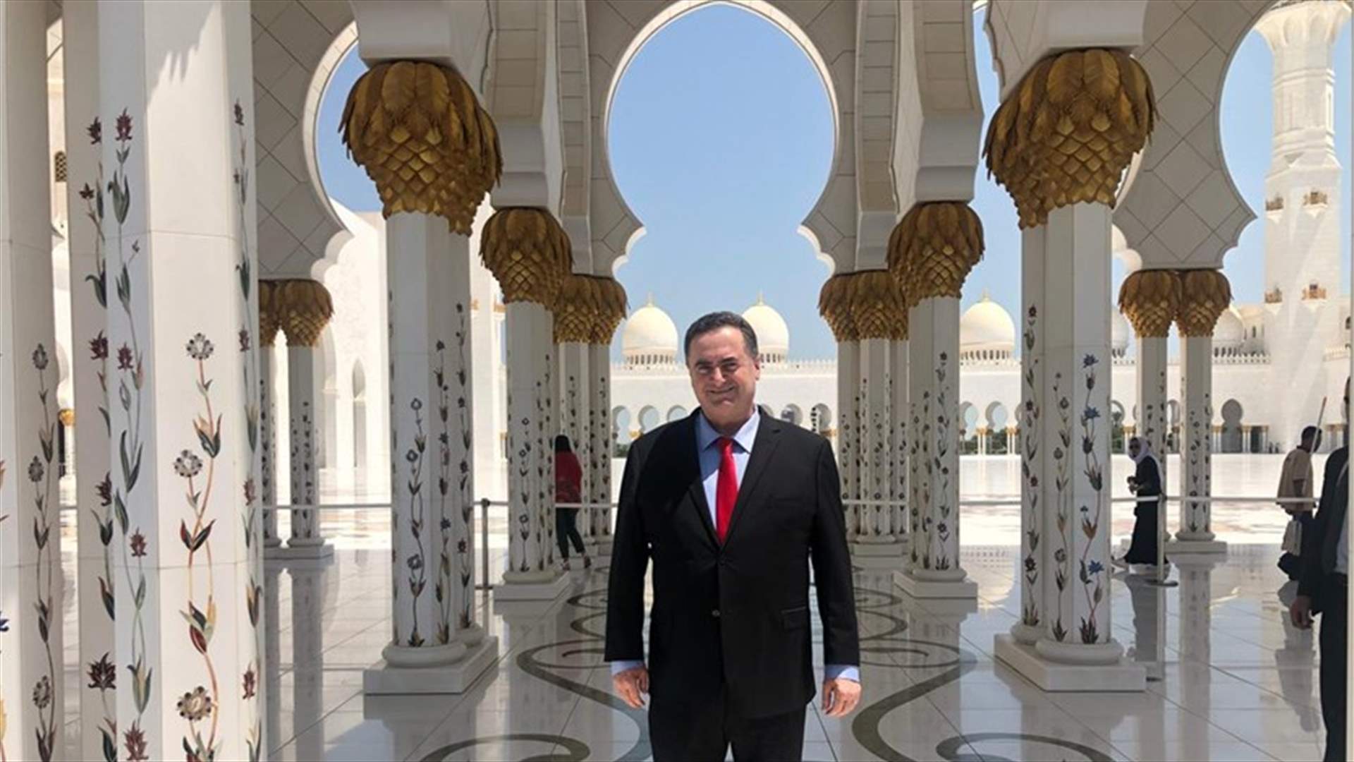 وزير الخارجية الاسرائيلي زار ابو ظبي