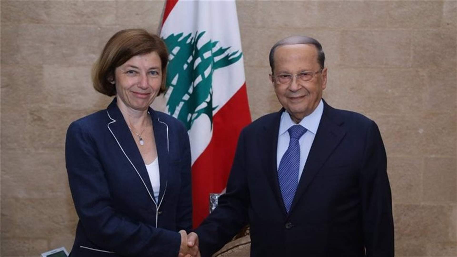 Aoun says Lebanon committed to resolution 1701 and return to Syrian refugees