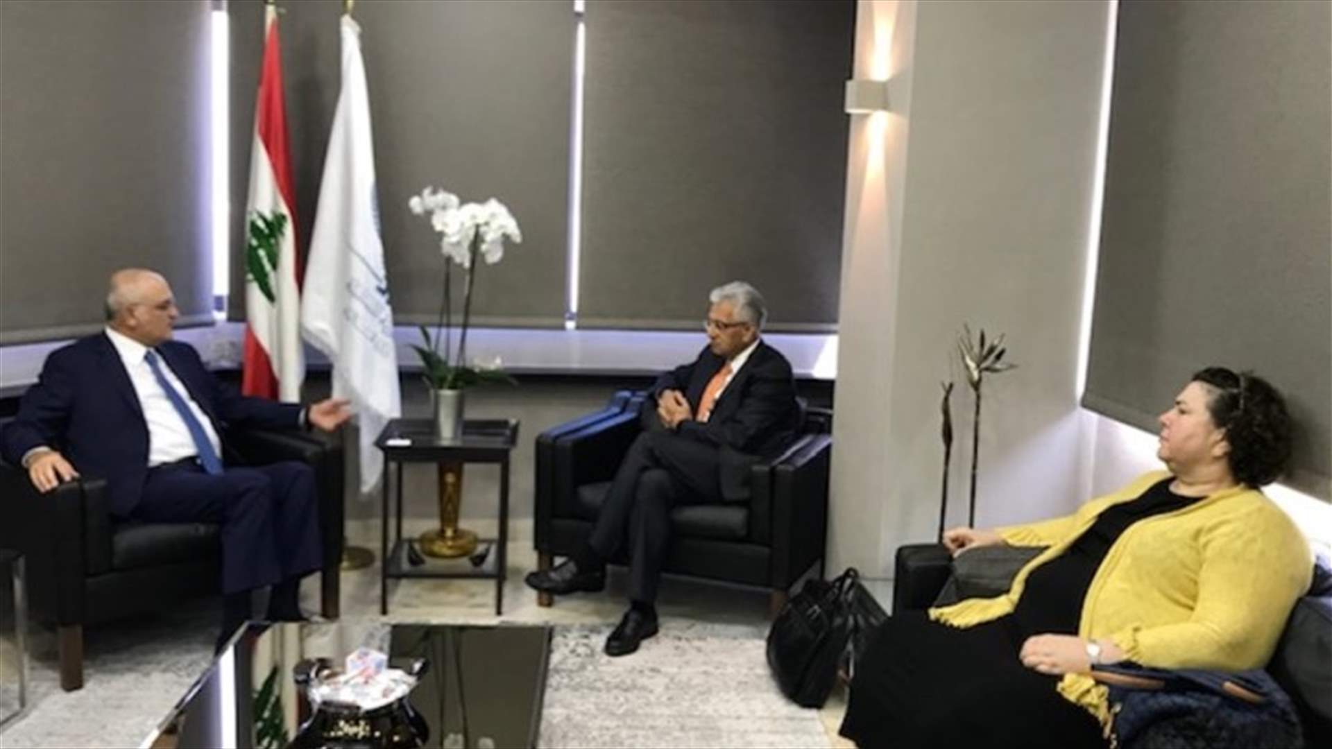 خليل التقى المديرين التنفيذيين لمجموعة البنك الدولي