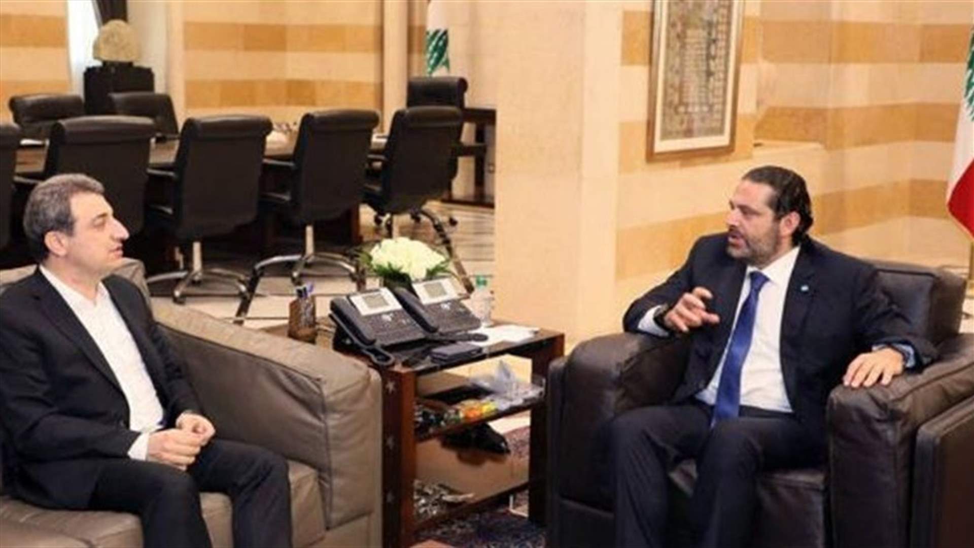 Meeting held between PM Hariri and Minister Abou Faour