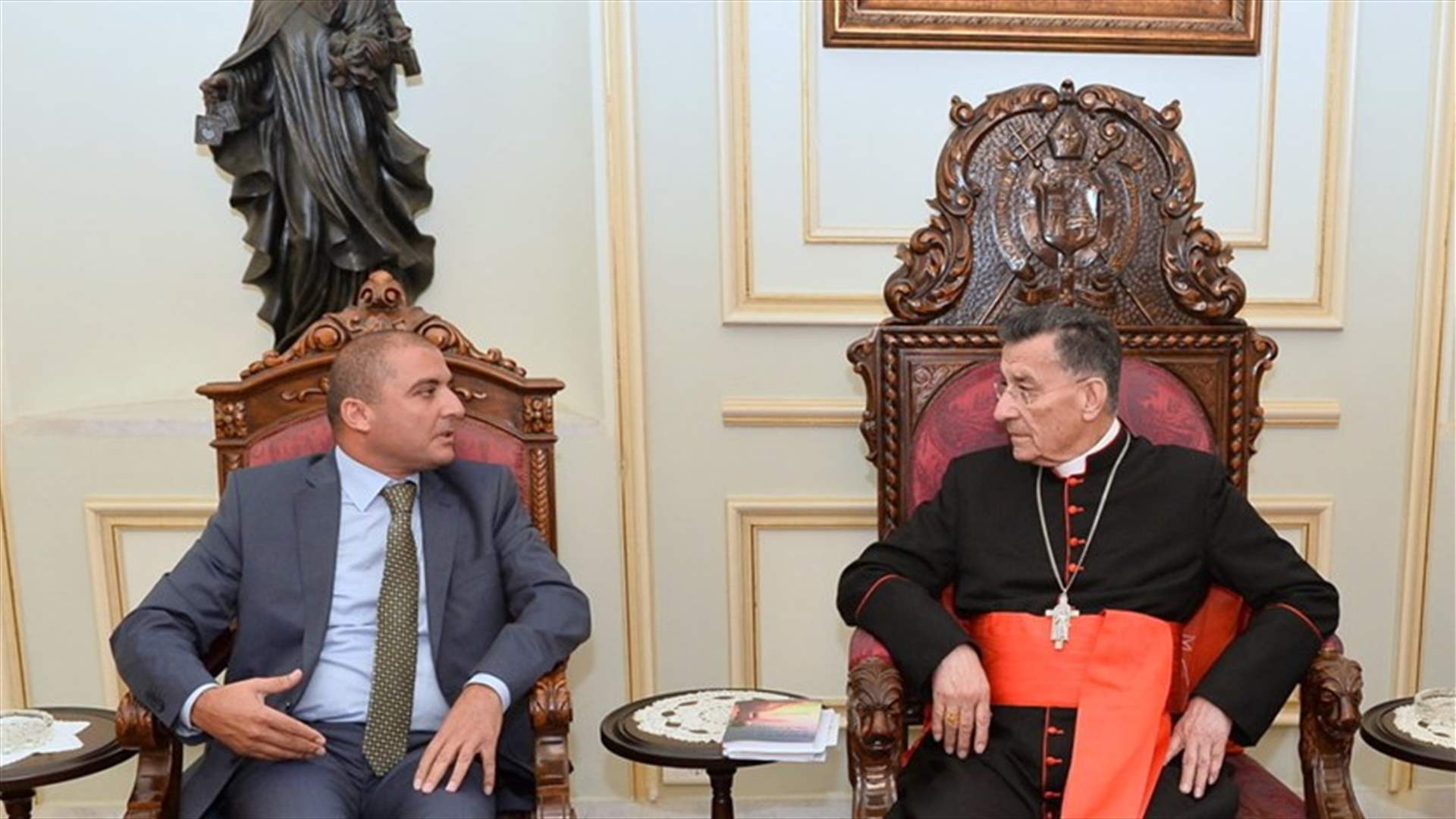الراعي استقبل مدير عام الجمارك وعرض مع كوبيس ملف النازحين