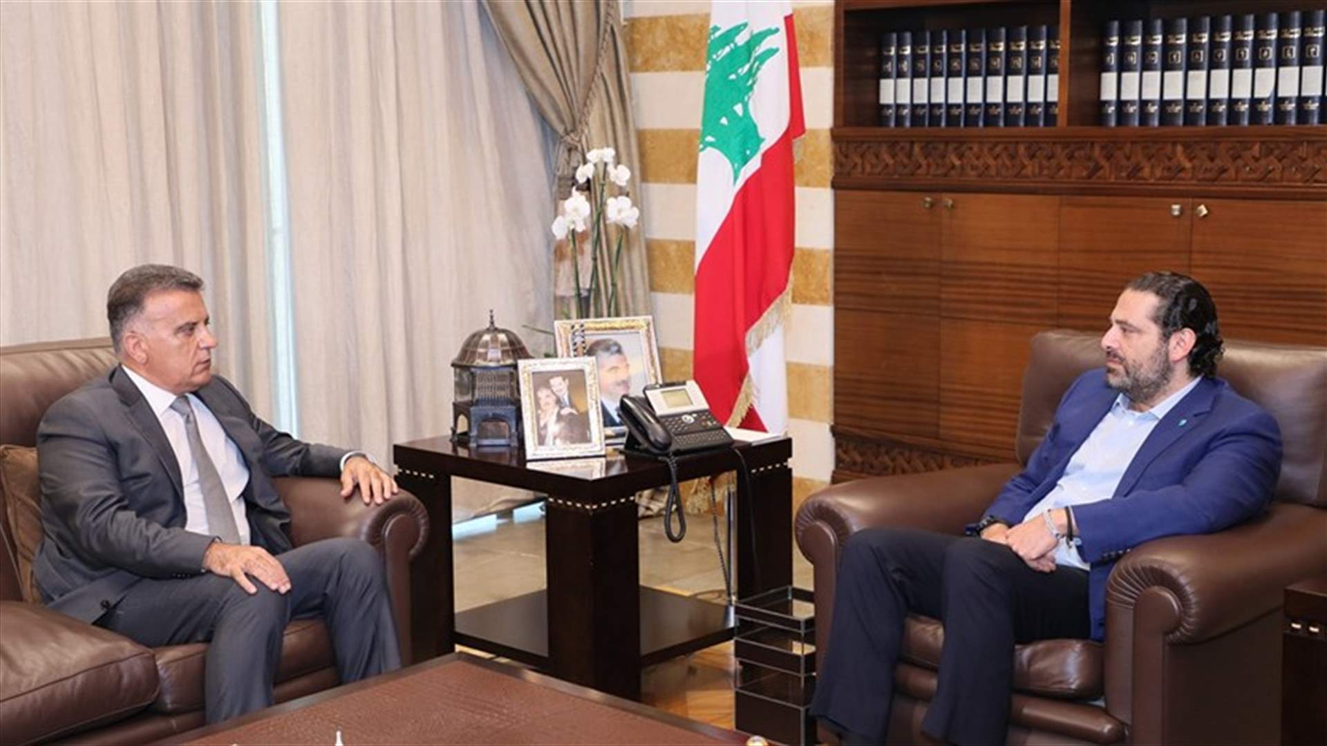 الحريري عرض مع اللواء ابراهيم اخر المستجدات
