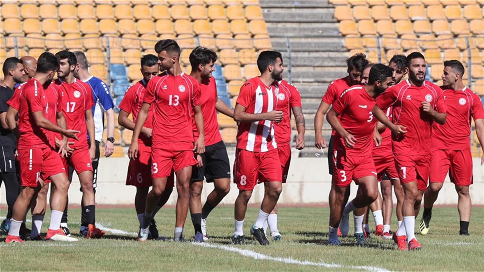 منتخب لبنان لكرة القدم بدأ تحضيراته لبطولة غرب اسيا ٢٠١٩ في العراق