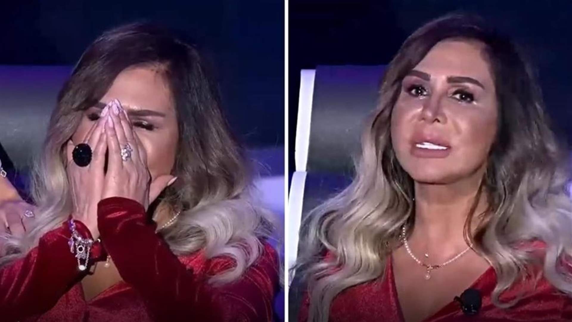 مها المصري تبكي بعد تشوّه وجهها.. شاهدوا ندمها وانهيارها مباشرةً على الهواء (فيديو)
