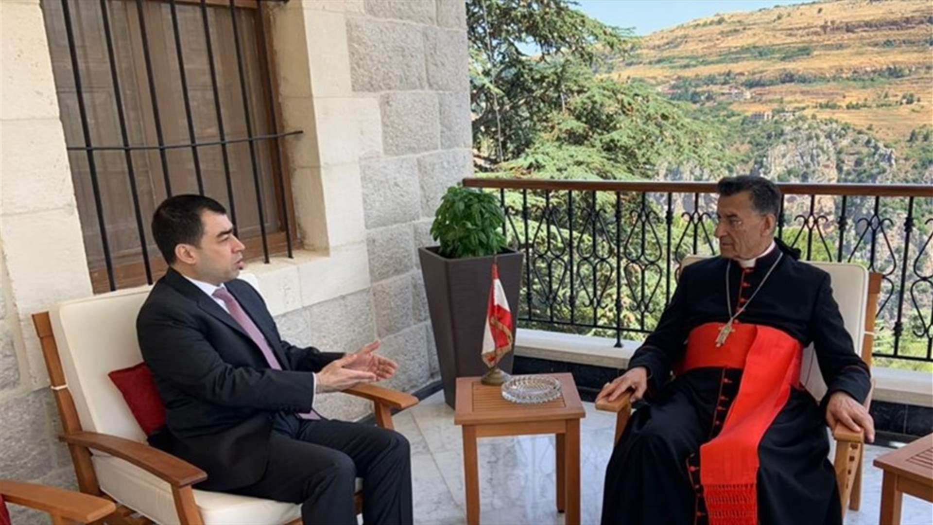 أبي خليل زار البطريرك الراعي وعرض معه الموازنة وأوضاع الجبل