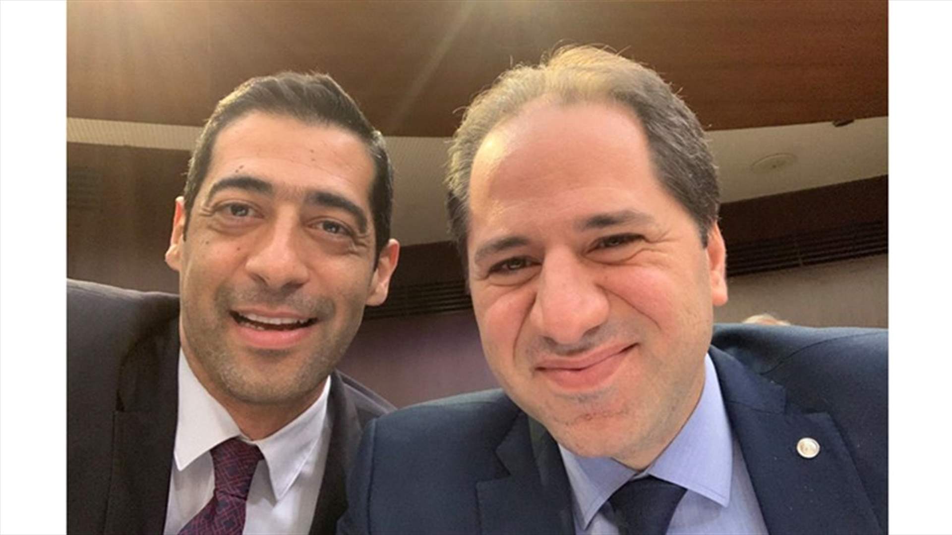 حنكش والجميّل: ضميرنا مرتاح ومنسجمين مع حالنا (صورة)