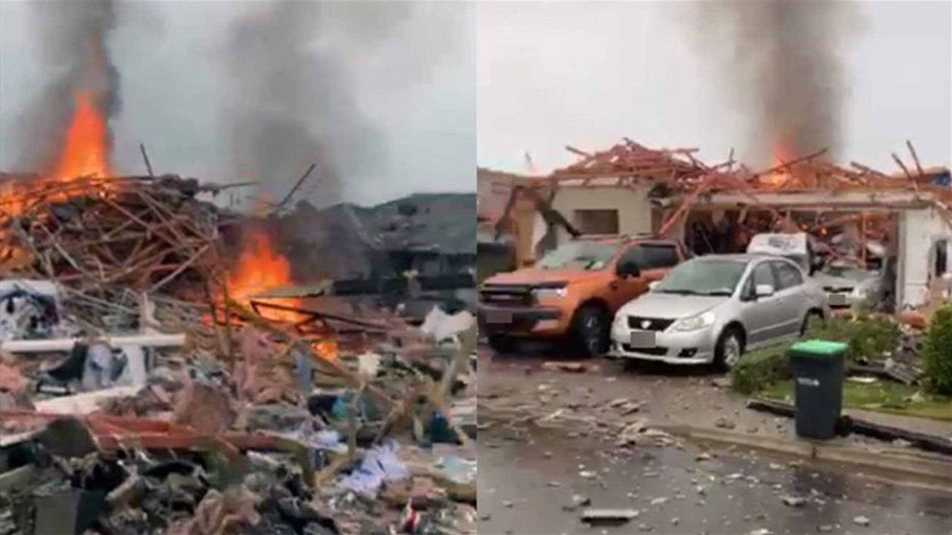 انفجار غاز في مدينة كرايستشيرش في نيوزيلندا... وسقوط جرحى (صور)