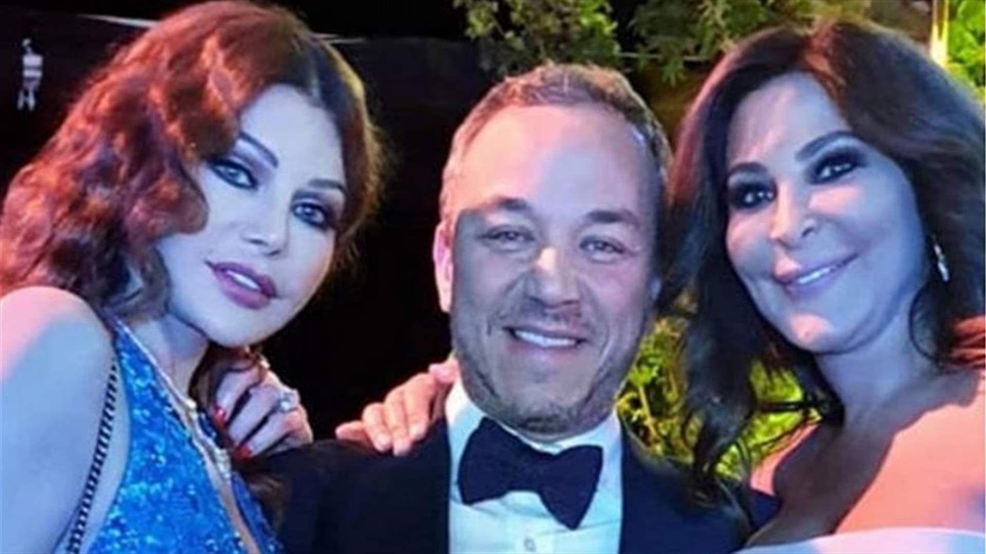 لقاء هيفاء وهبي وإليسا في زفاف ايلي صعب جونيور.. ماذا فعلتا؟ (فيديو)