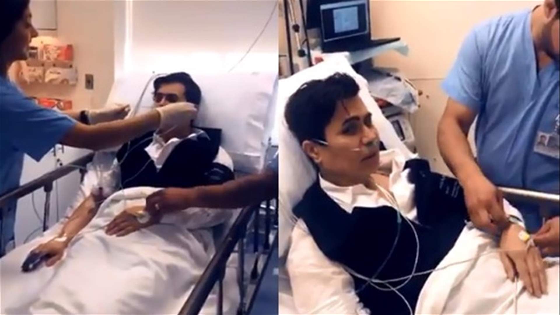 جو رعد بفيديو من سرير المستشفى: &quot;الحمدالله كل شي منيح&quot;