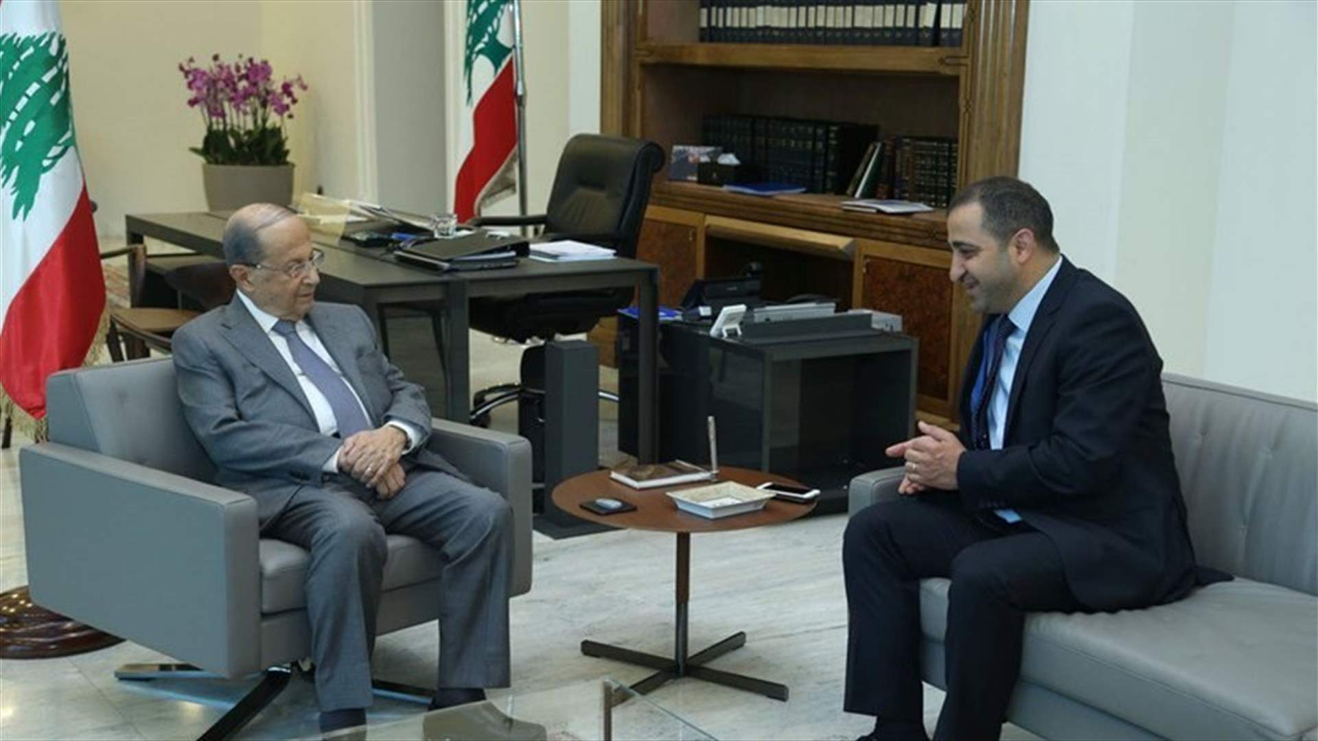 President Aoun meets with Minister Atallah