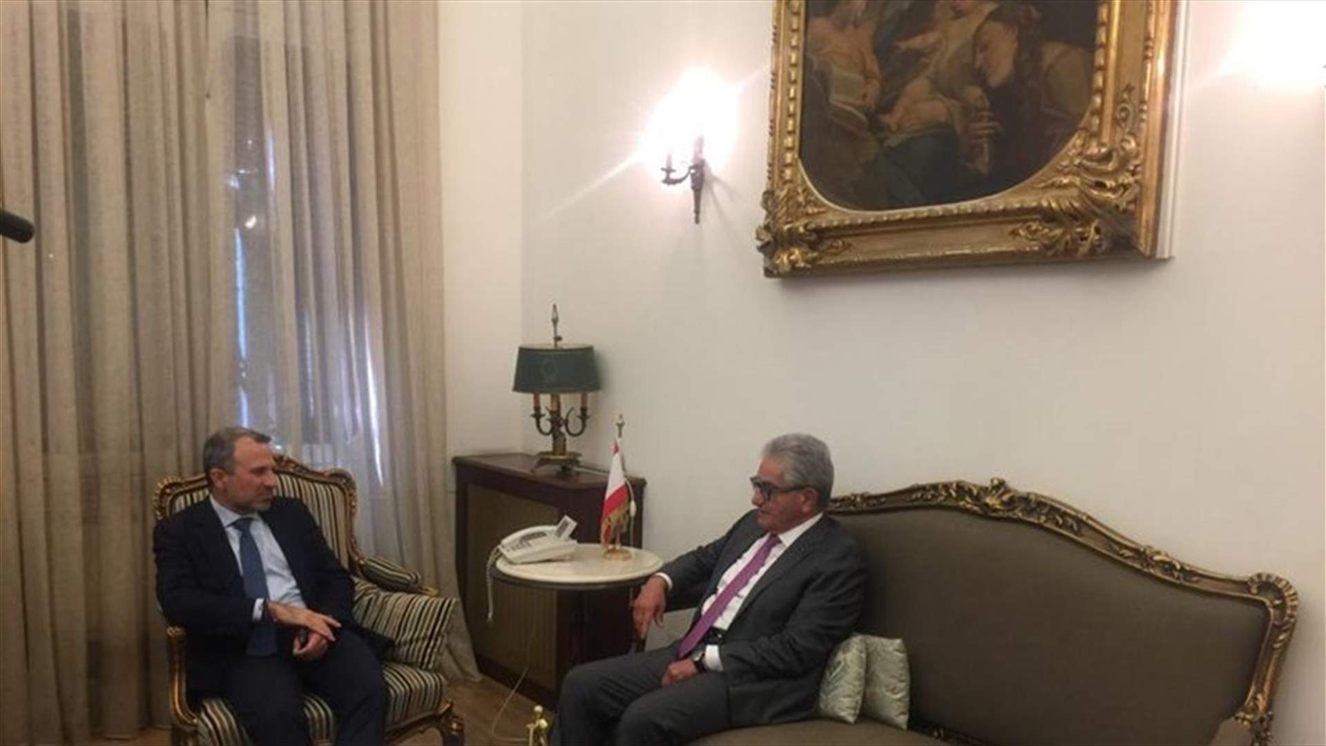 Sfeir after meeting with Bassil: We hope communication will continue to support economy and create growth