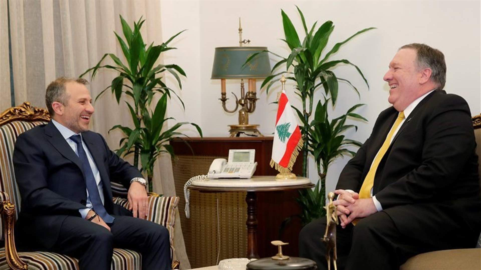 رسالة من بومبيو الى باسيل...ماذا تضمّنت؟