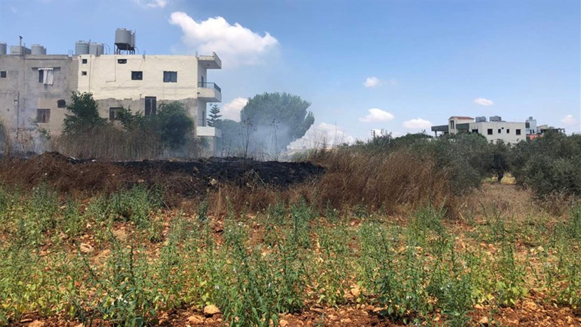 حرائق متنقلة في حقول النبطية (صور)
