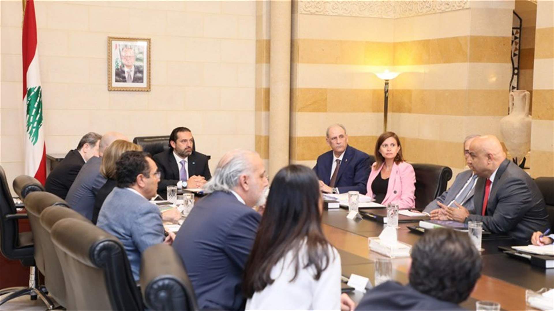 الحريري ترأس اجتماعا لبحث مشروع تنظيف نهر الليطاني
