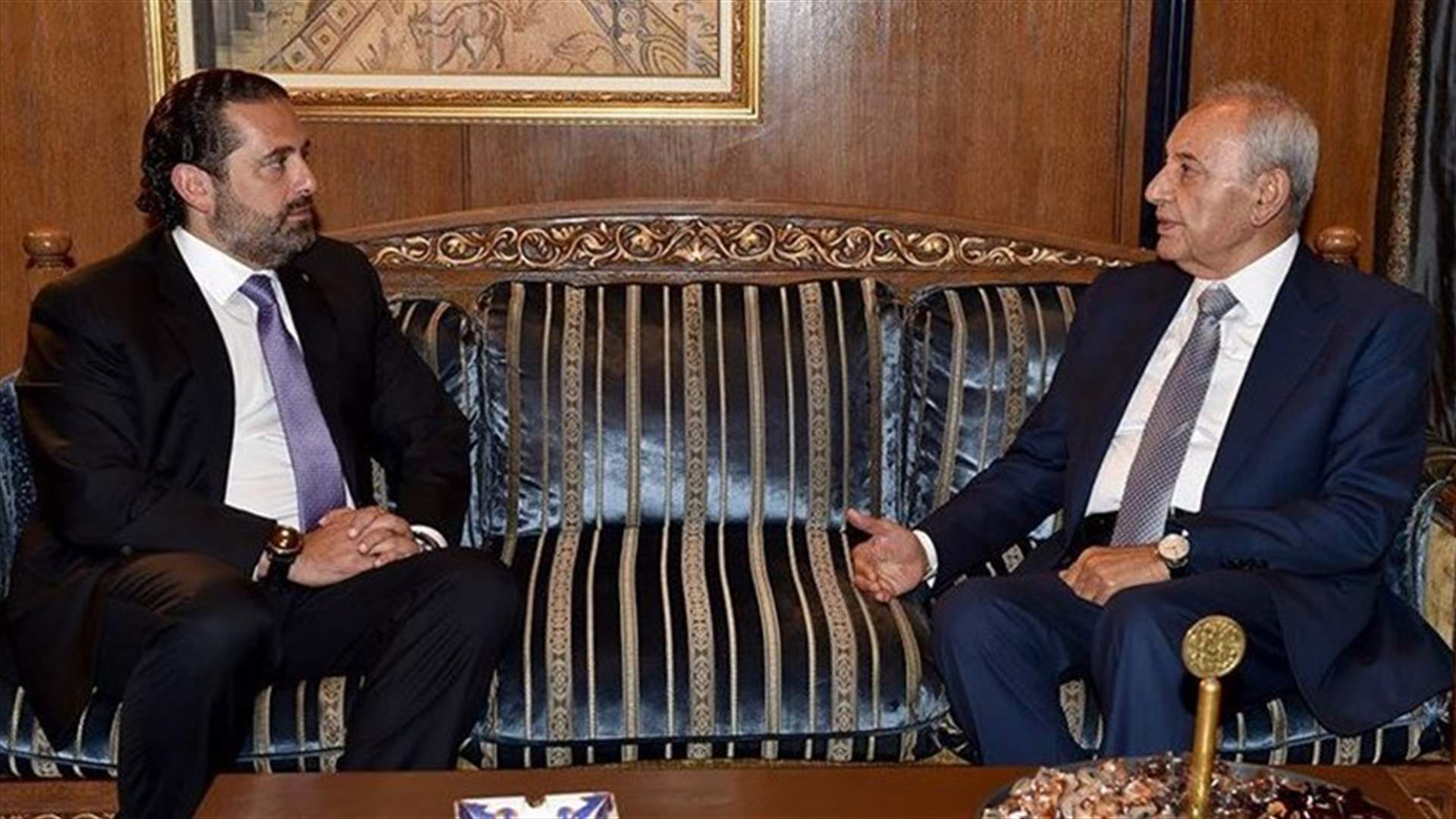 مصادر لـ"الأخبار": اللقاء بين بري والحريري أتى في سياق البحث عن مخارج للأزمة