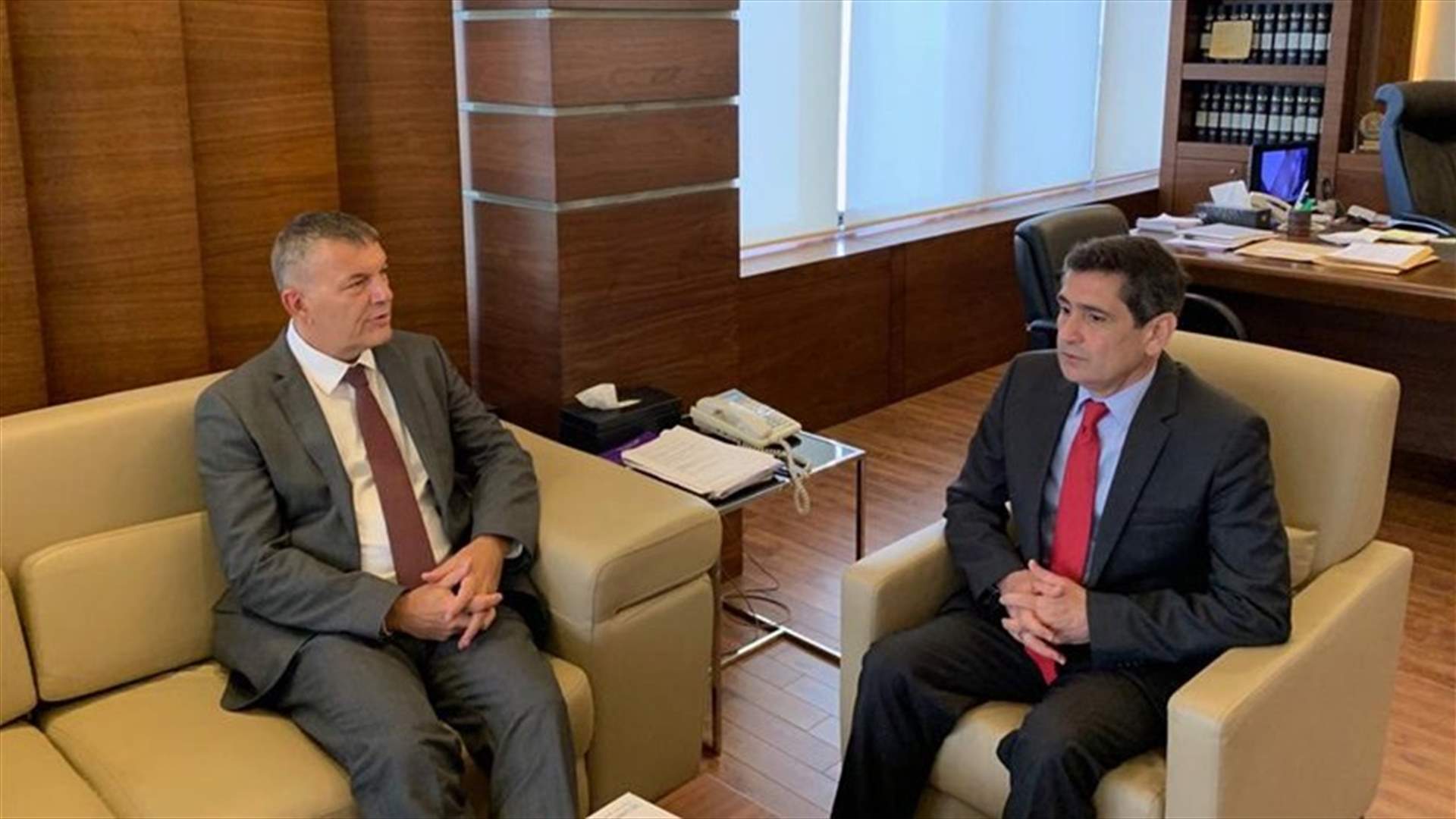 Kouyoumjian meets Abou Sleiman over Labor Ministry plan