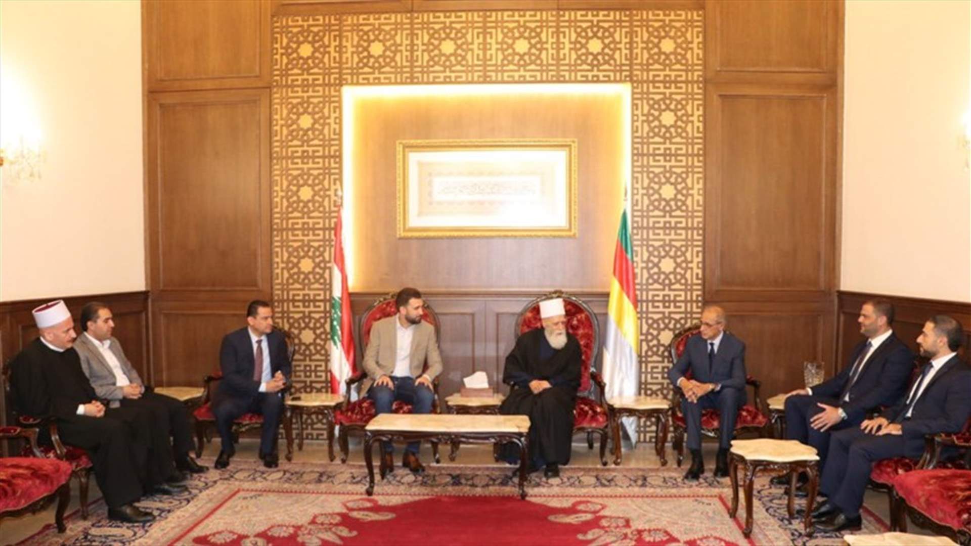 شيخ العقل التقى تيمور جنبلاط: لإخراج البلاد من دائرة التعطيل