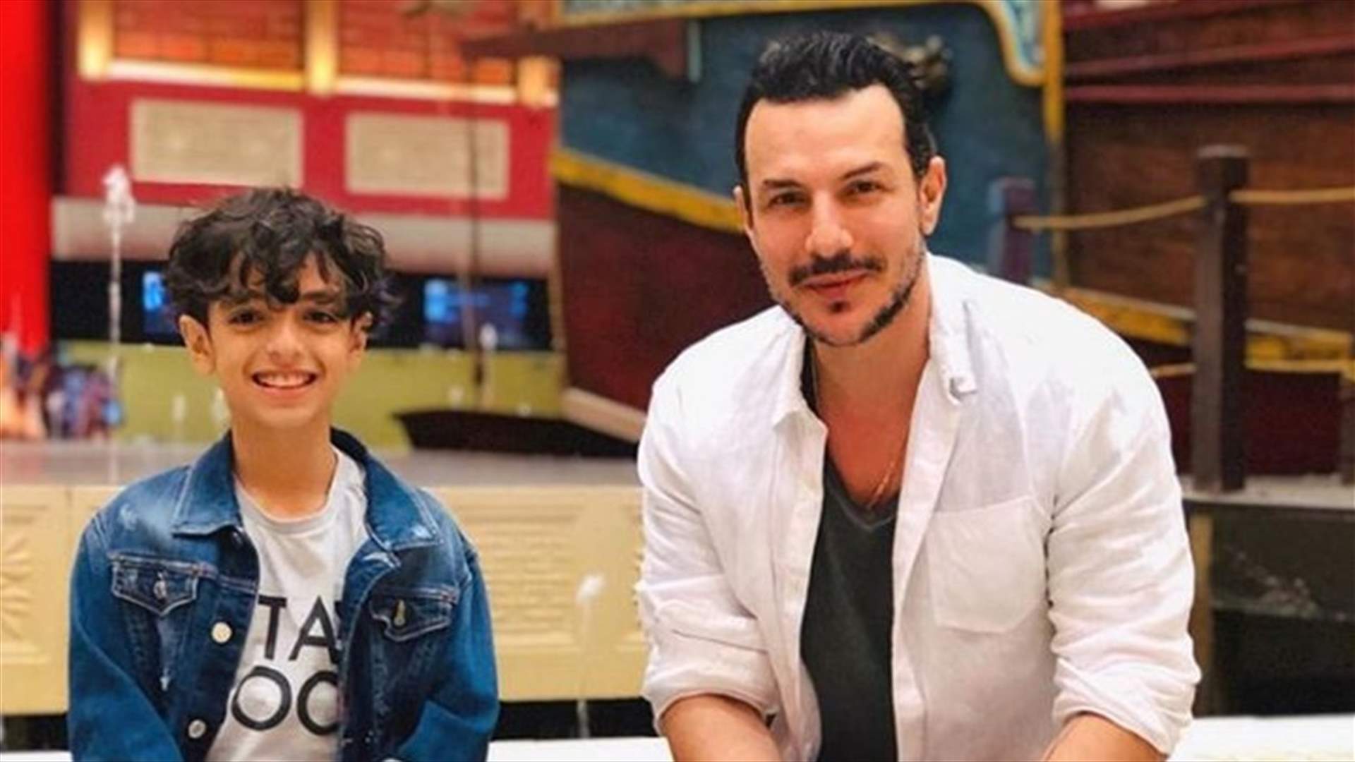 إبن باسل خياط محترف بالملاكمة.. شاهدوا شجاعته أثناء التدريب (فيديو)