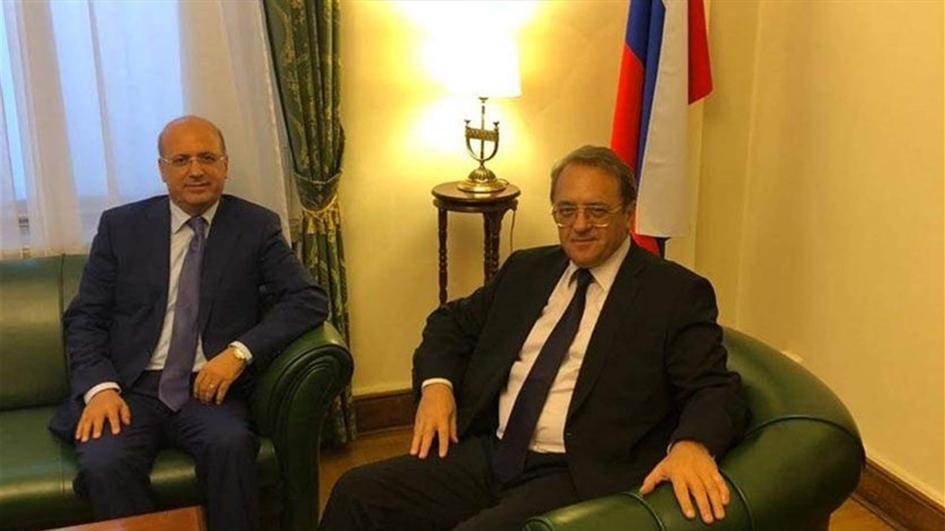 شعبان التقى بوغدانوف... وبحث في الأوضاع الراهنة في لبنان من مختلف جوانبها