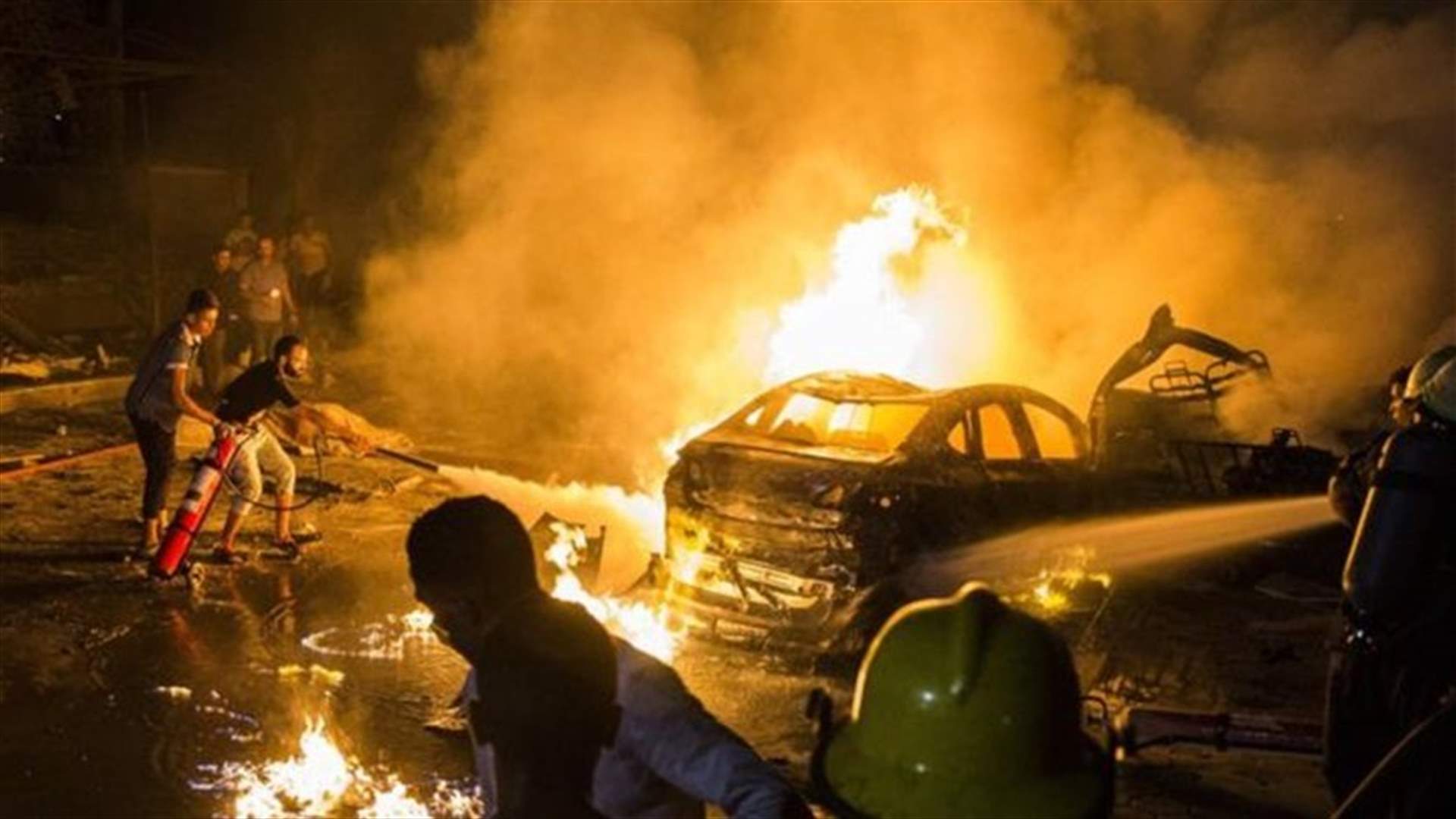 Nineteen dead in explosion due to Cairo car crash - ministry