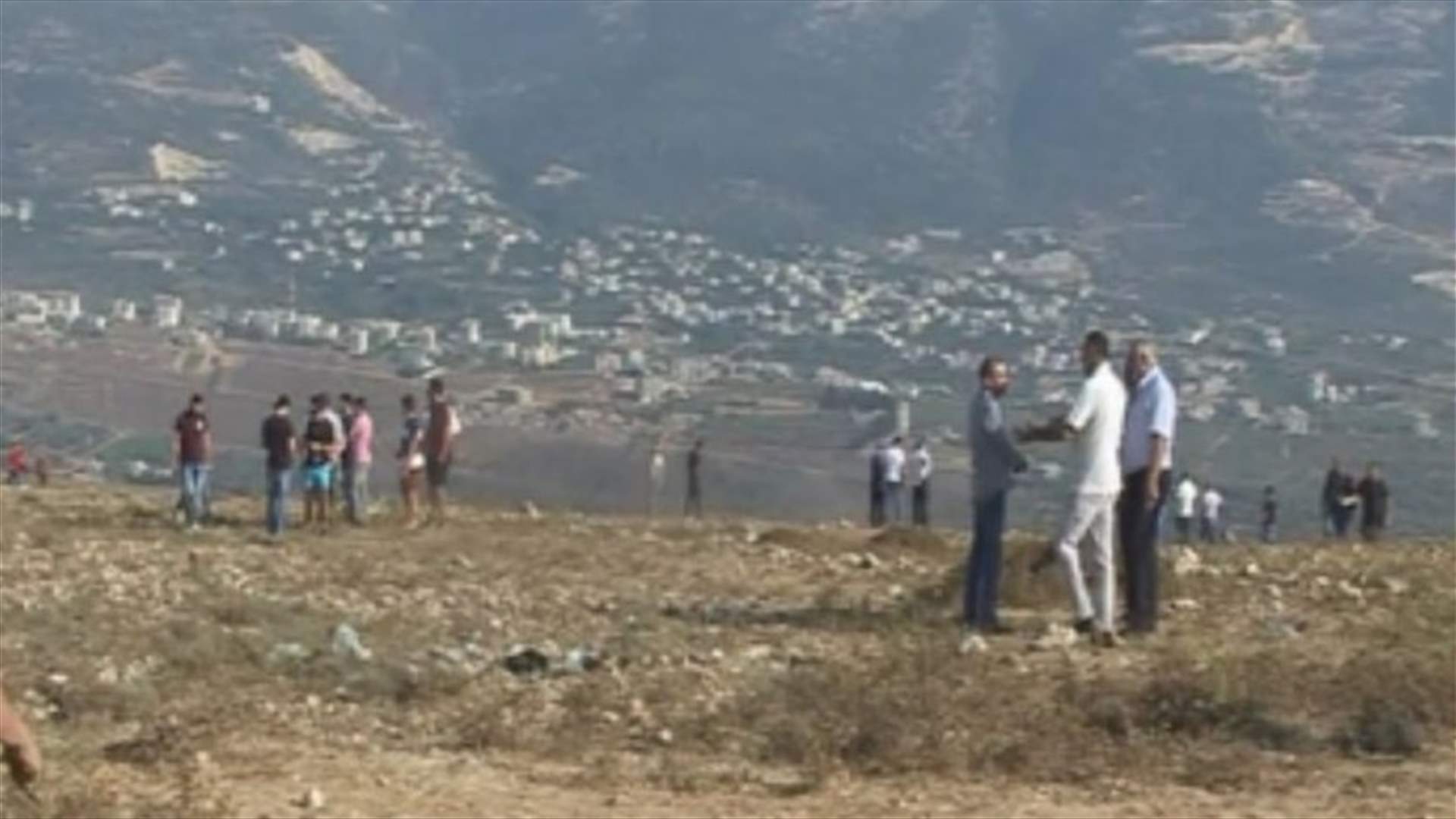 اعتصام لاهالي قرى وبلدات منطقة تربل رفضا لمكب النفايات