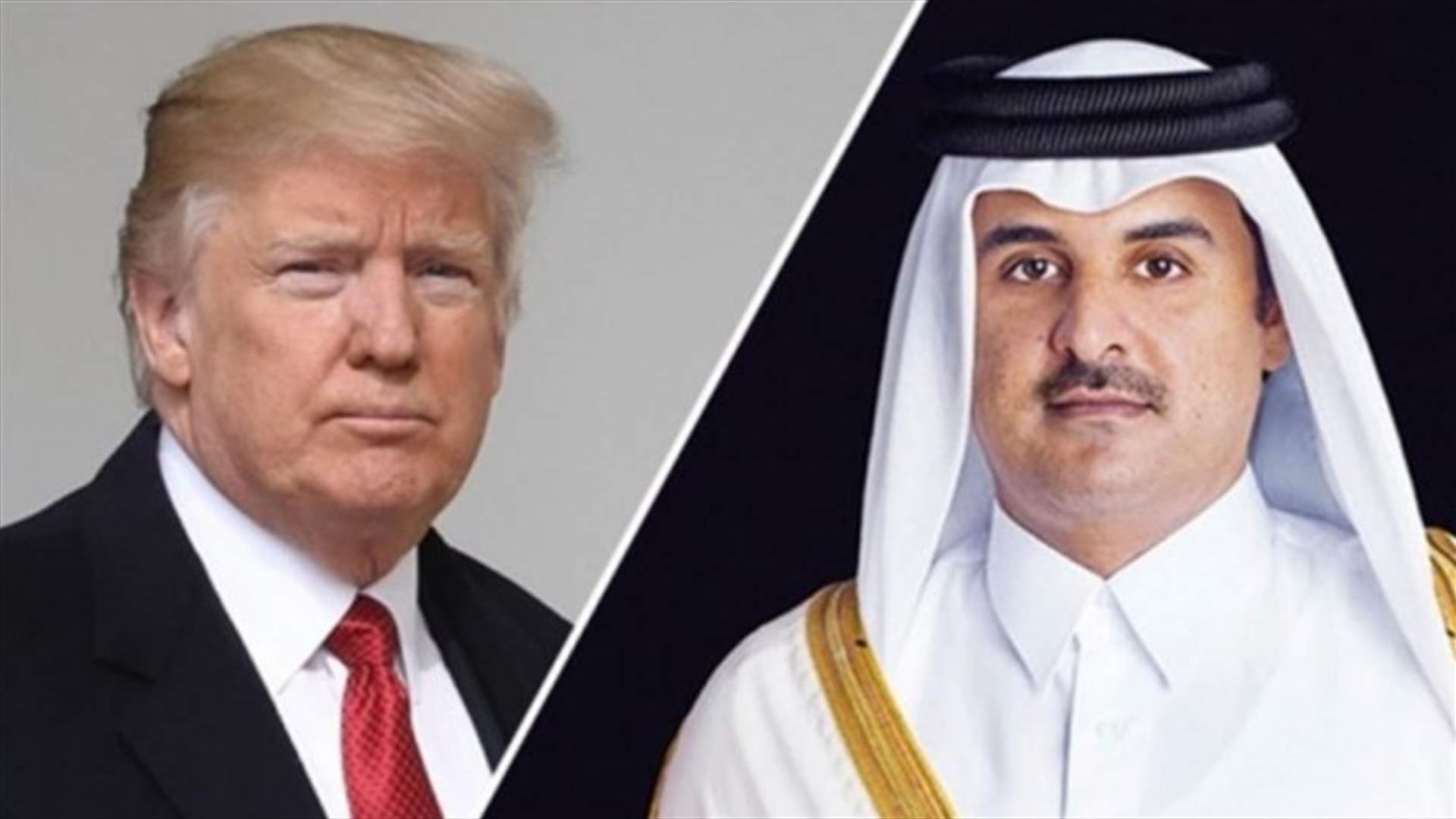 أمير قطر يتصل بترامب
