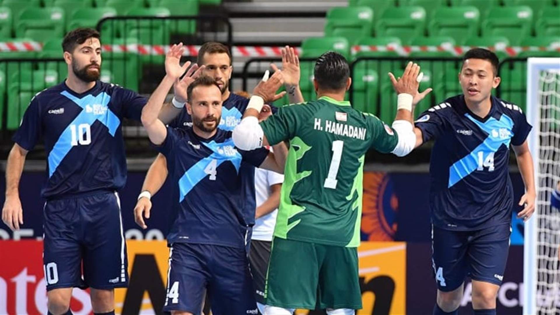بنك بيروت يفوز في أولى مبارياته في بطولة آسيا للأندية بكرة الصالات على بطل ميانمار