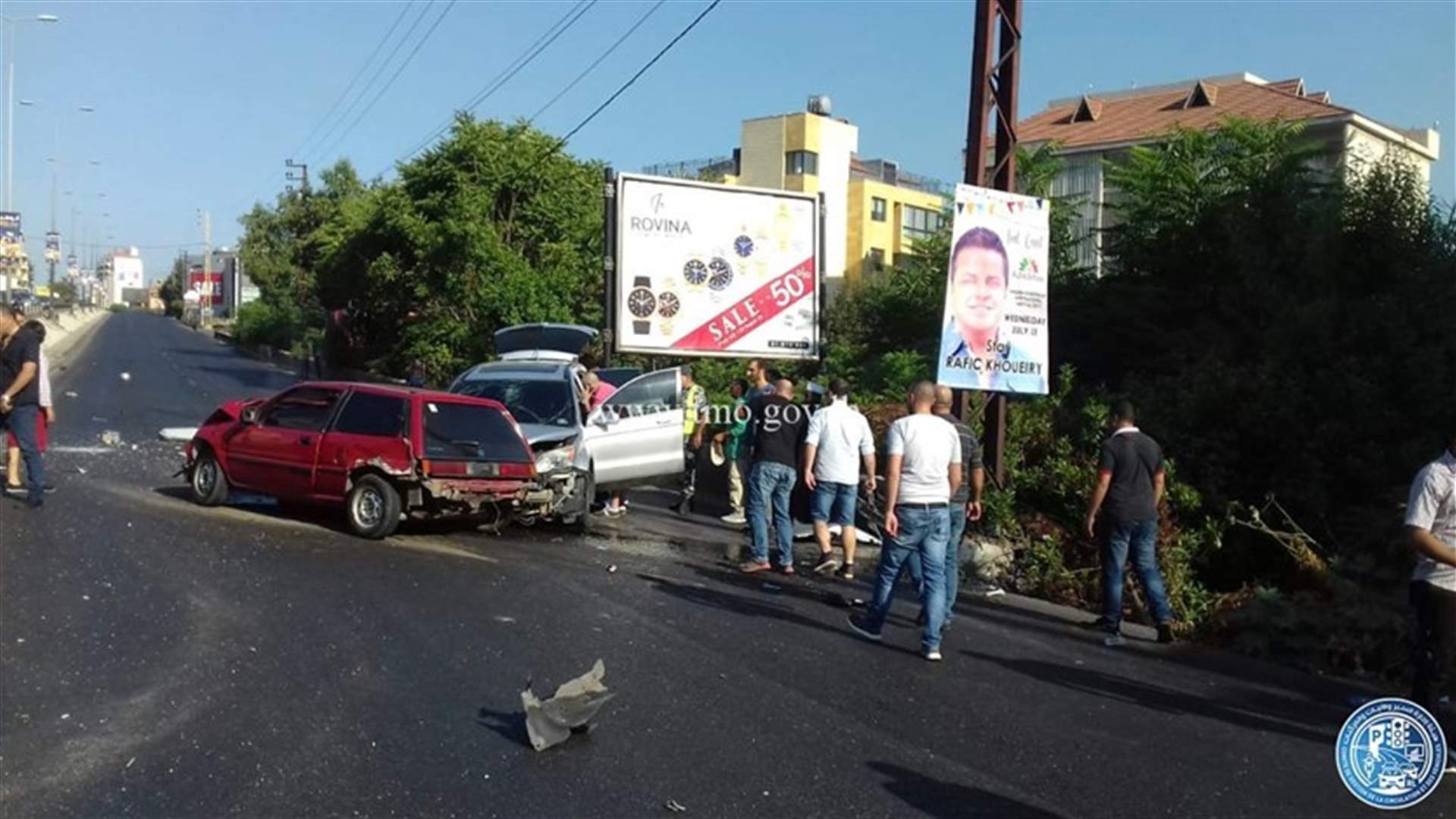 جرحى في حادث سير مروّع  بين 4 سيارات على أوتوستراد جونيه... (صور)