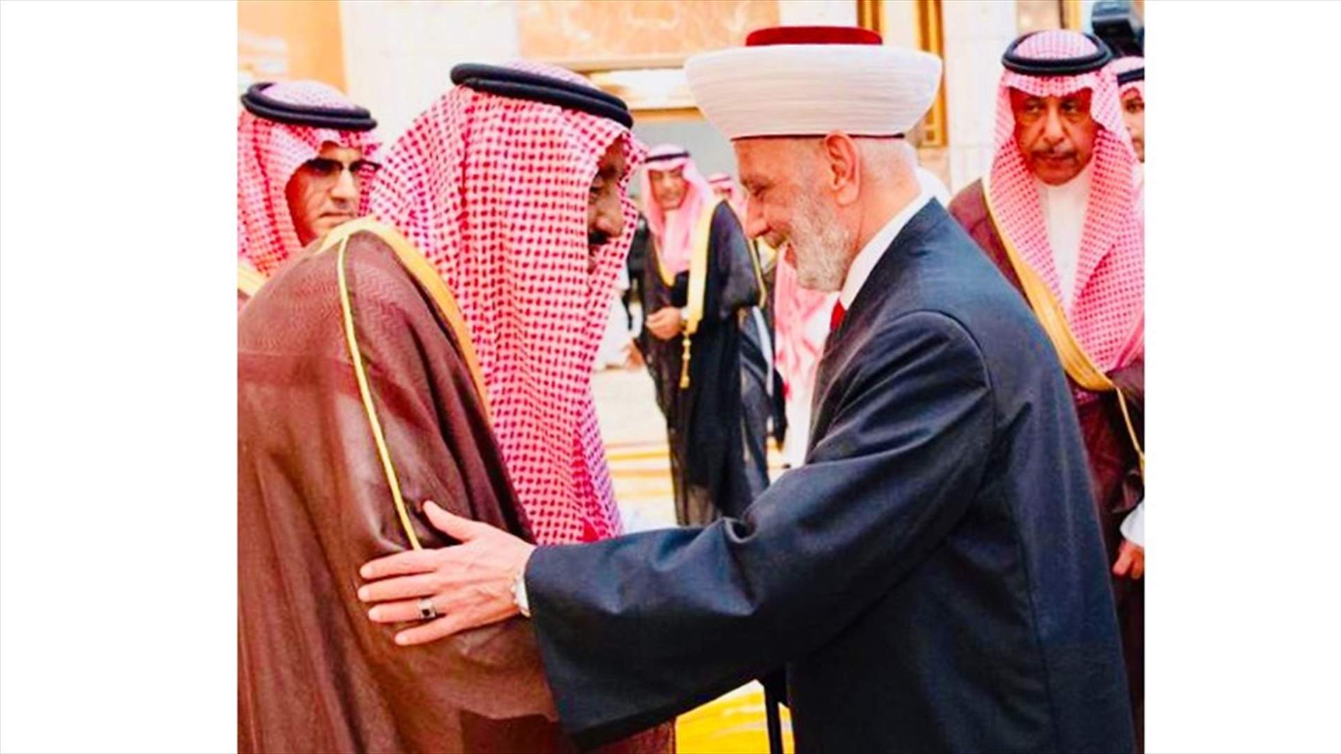 المفتي دريان التقى الملك سلمان: لبنان يشهد انفراجا سياسيا واقتصاديا بعد انعقاد الحكومة
