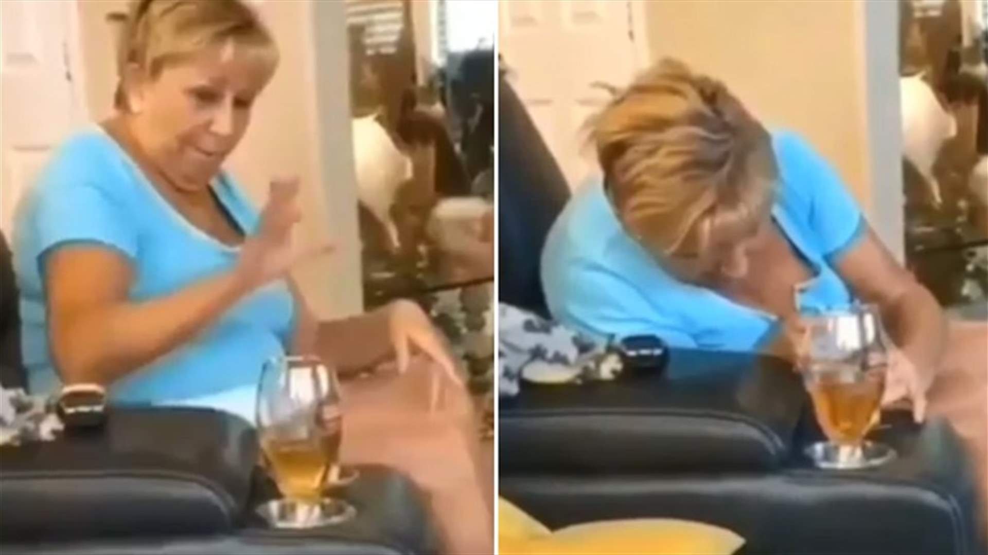 ردّ فعل جدة بعدما تناولت كعك يحتوي على القنب... فيديو مضحك