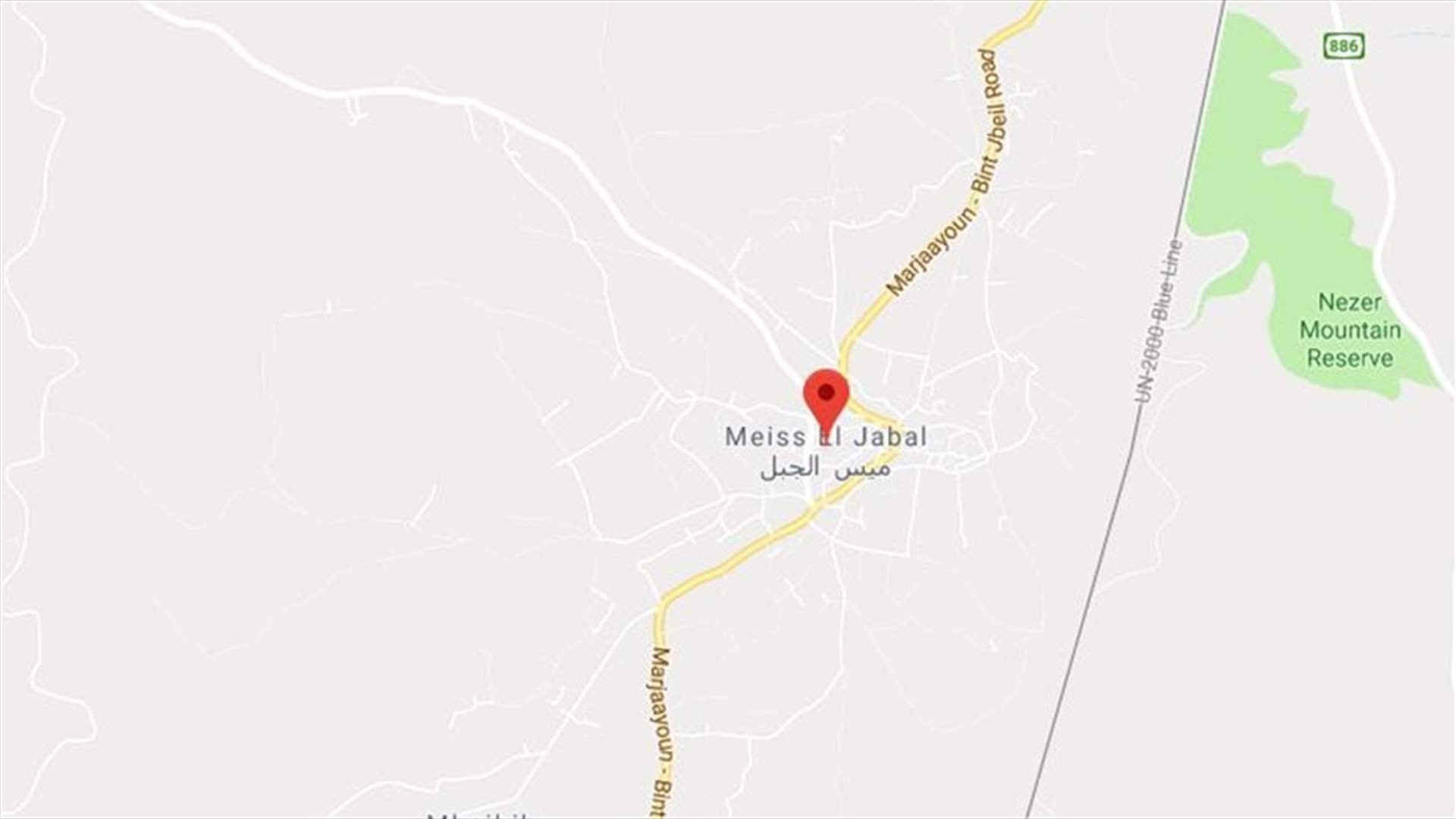 حريق أدى الى إنفجار 3 ألغام من مخلفات العدو في ميس الجبل