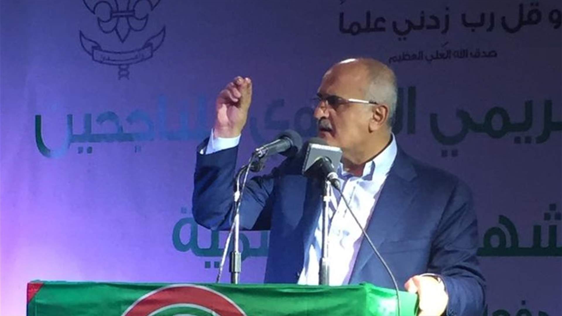 خليل: مواجهة التحديات تبدأ بإعادة تنظيم علاقاتنا الداخلية