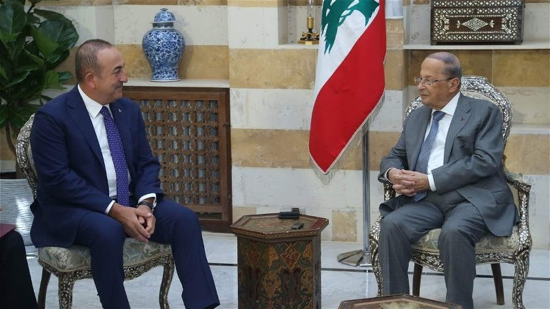 الرئيس عون أمام اوغلو: علامات إستفهام كثيرة ترتسم حول إستمرار تجاهل المجتمع الدولي لعودة النازحين