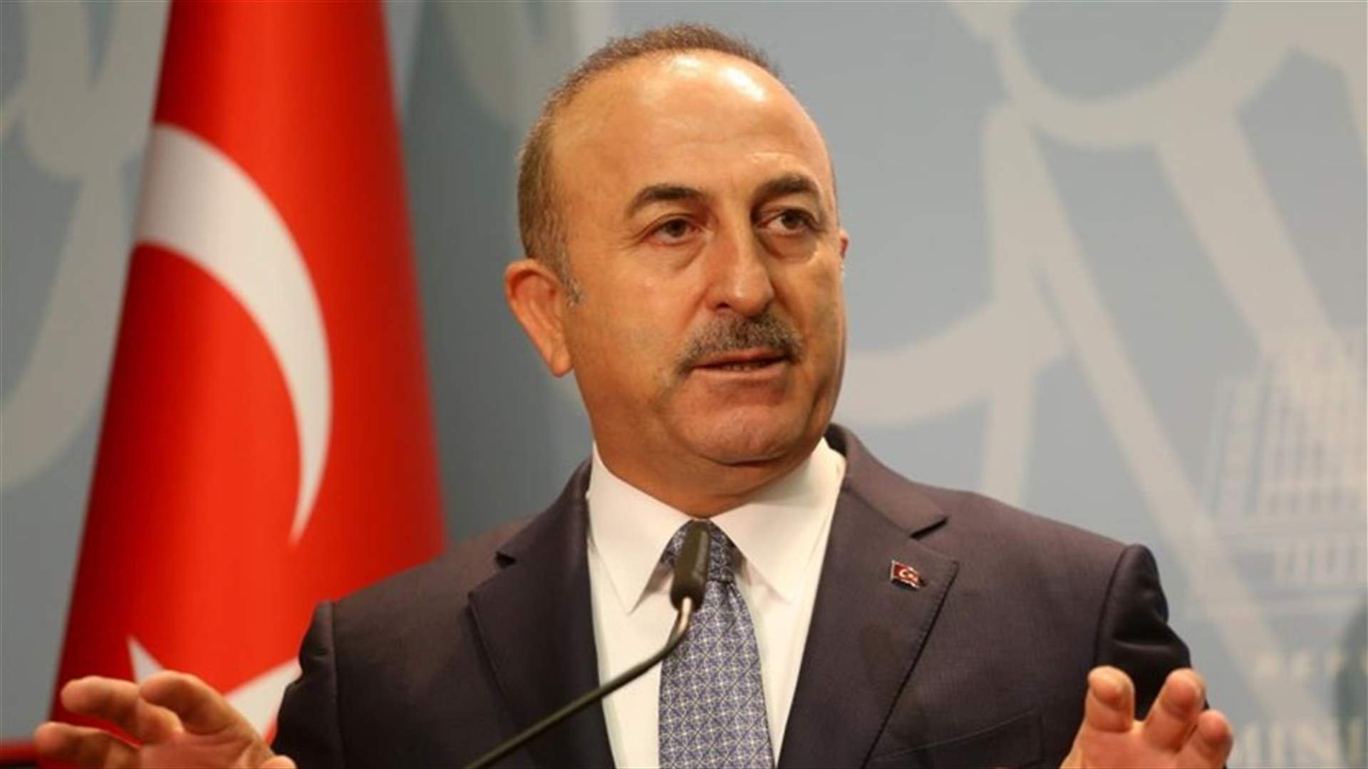 وزير الخارجية التركي اختتم زيارته إلى لبنان وغادر البلاد