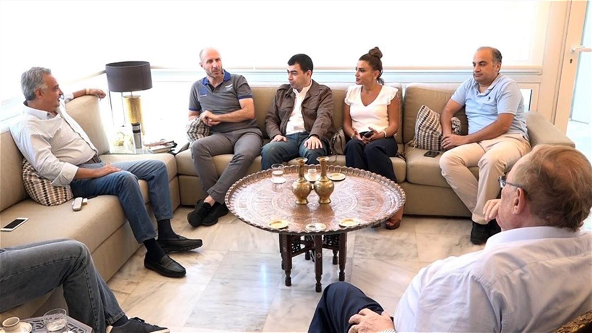 أرسلان بحث وجريصاتي ملفات بيئية بحضور أعضاء كتلة ضمانة الجبل