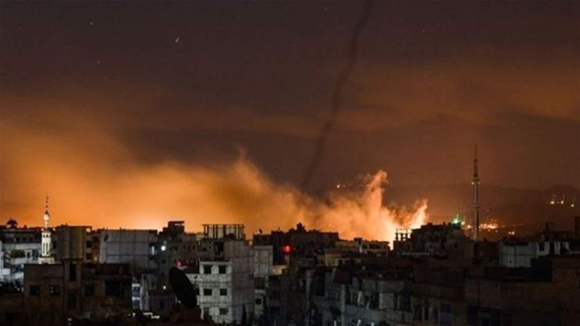 الجيش الاسرائيلي يكشف تفاصيل بشأن هجوم دمشق بالأمس... وصورة تُظهر الاهداف
