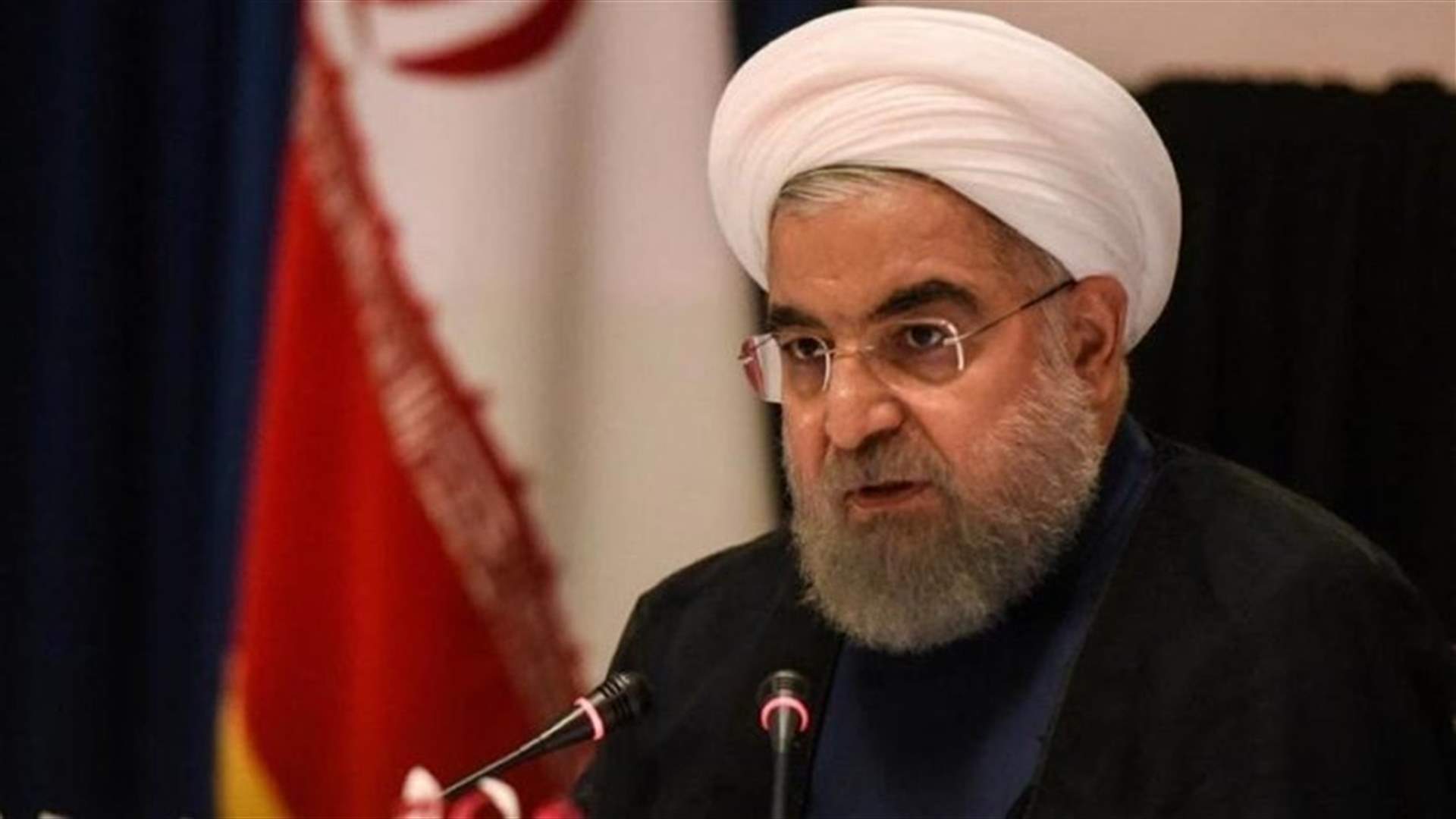 Iran&#39;s Rouhani rules out talks with US until sanctions lifted
