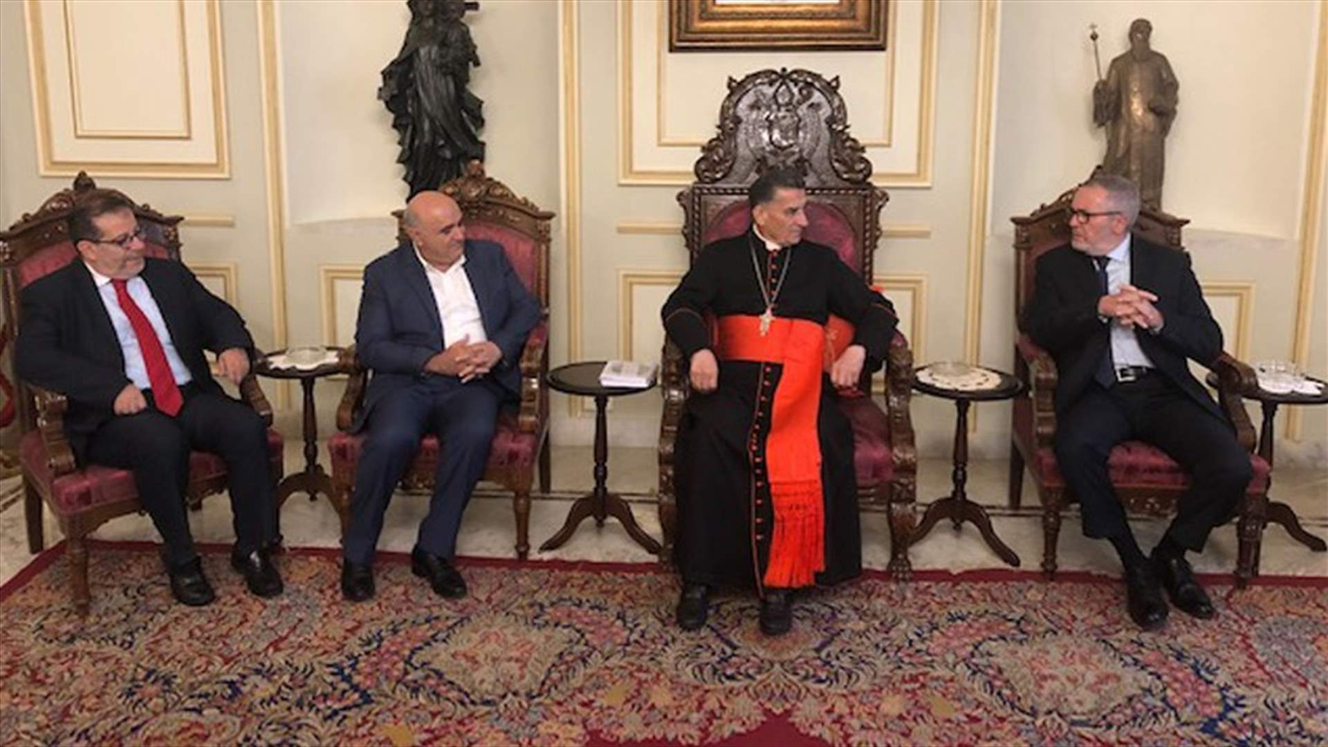 الراعي عرض التطورات مع وفد من القوات... الدكاش: البطريرك متفهم للجو العام بالمنطقة ويواكب التطورات