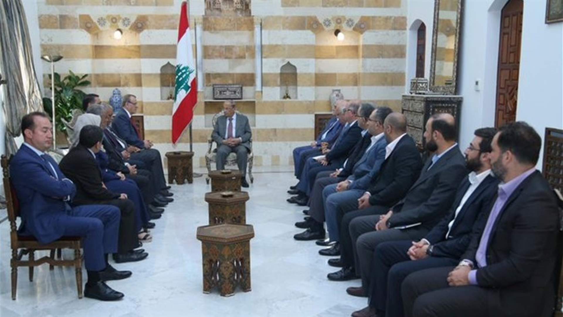 President Aoun meets with Iraqi health minister
