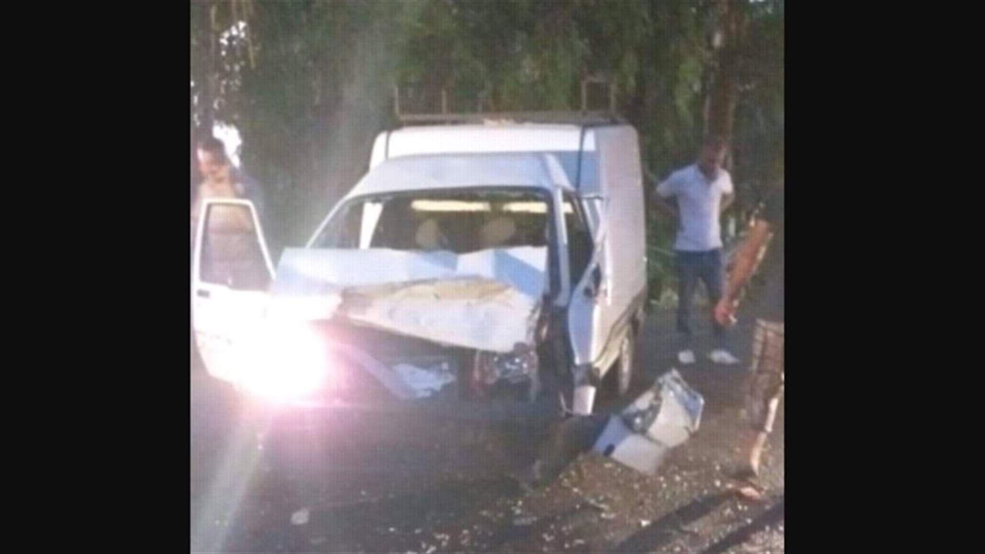 جريحان إثر حادث سير في تل قندي عكار