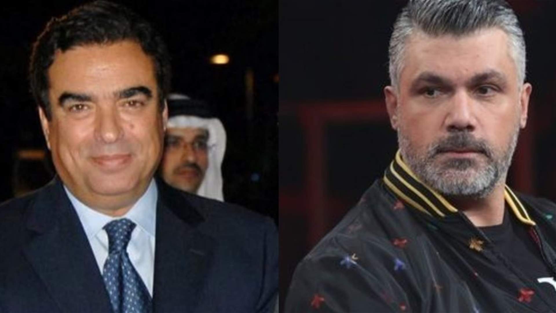 الصدفة تجمع بين فارس كرم وجورج قرداحي على متن الطائرة... (صورة)
