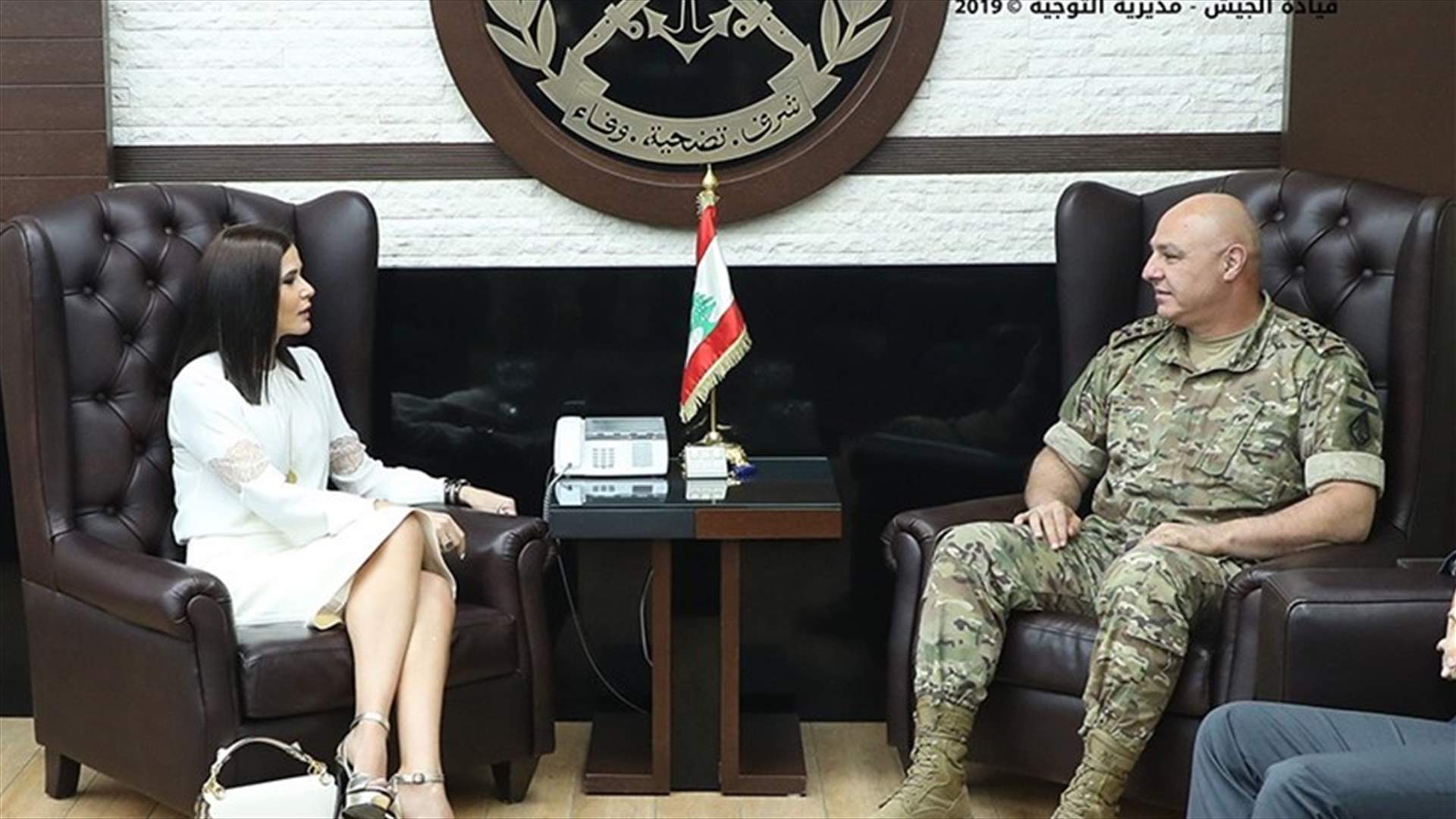 ستريدا جعجع زارت قائد الجيش: المؤسسة العسكرية هي الحامي الوحيد للكيان اللبناني