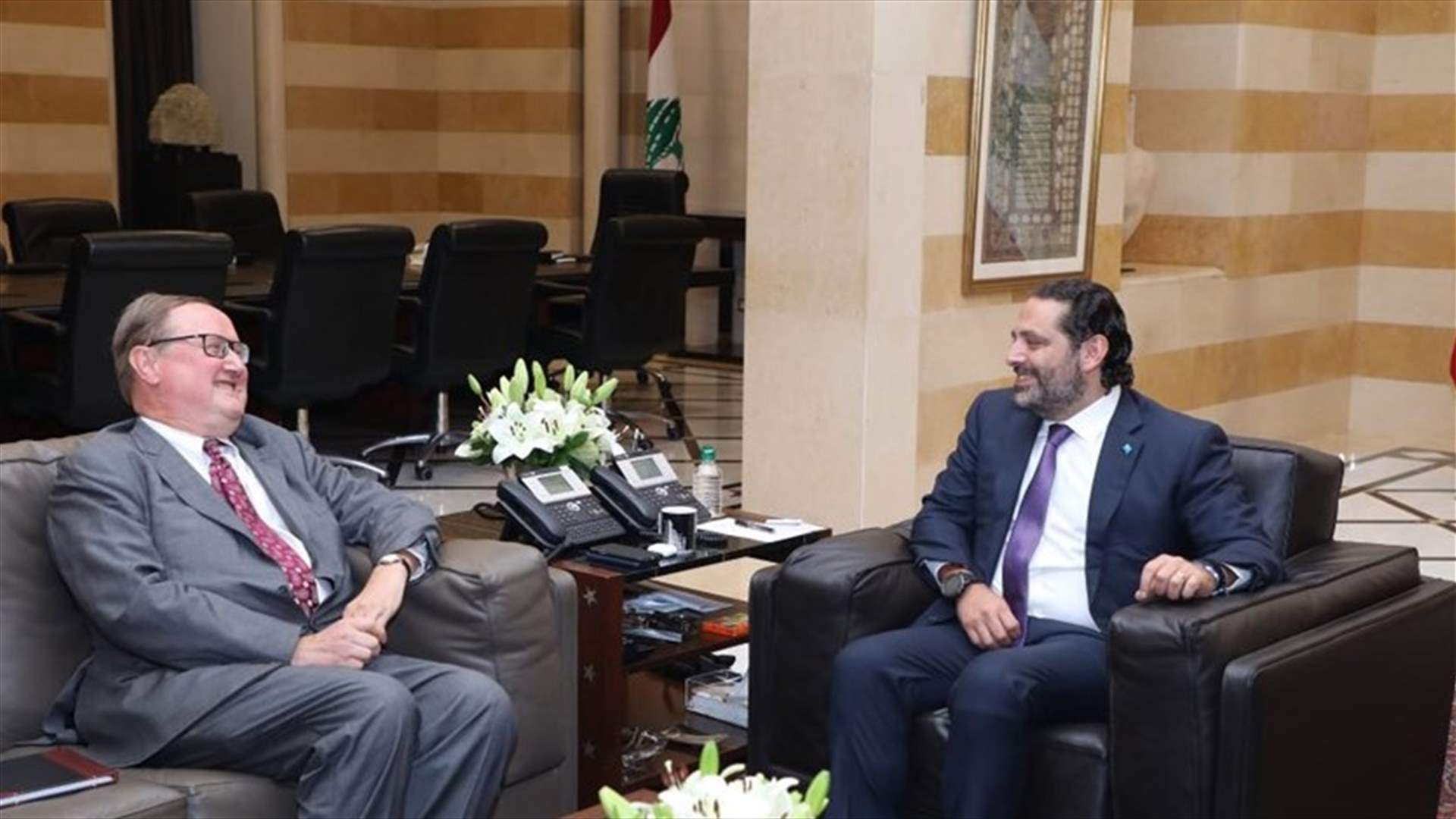 دوكان بعد لقائه الحريري: المانحون موجودون وحاضرون دائمًا لمساعدة لبنان