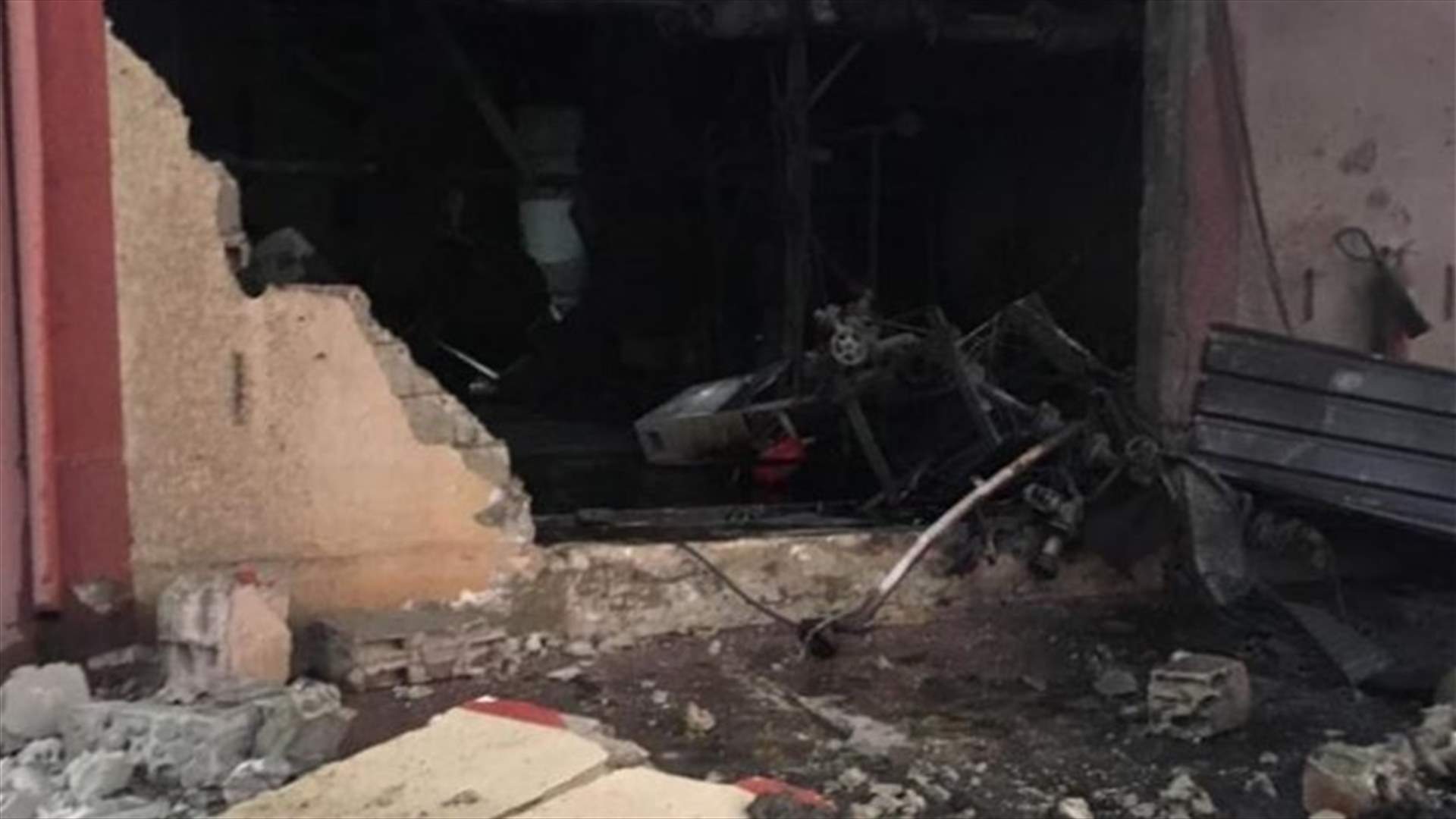 حريق داخل معمل في قب الياس... وسقوط قتيل (صورة)