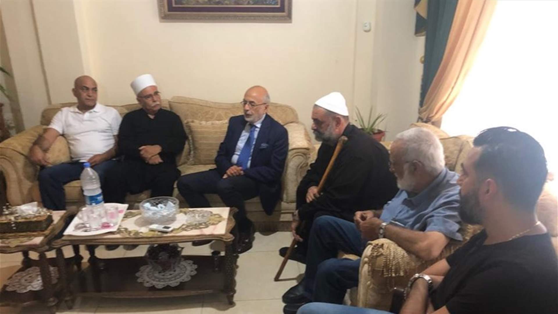 شهيب يزور وكيل داخلية الشويفات ويؤكد المرجعية الأمنية والقضائية للدولة