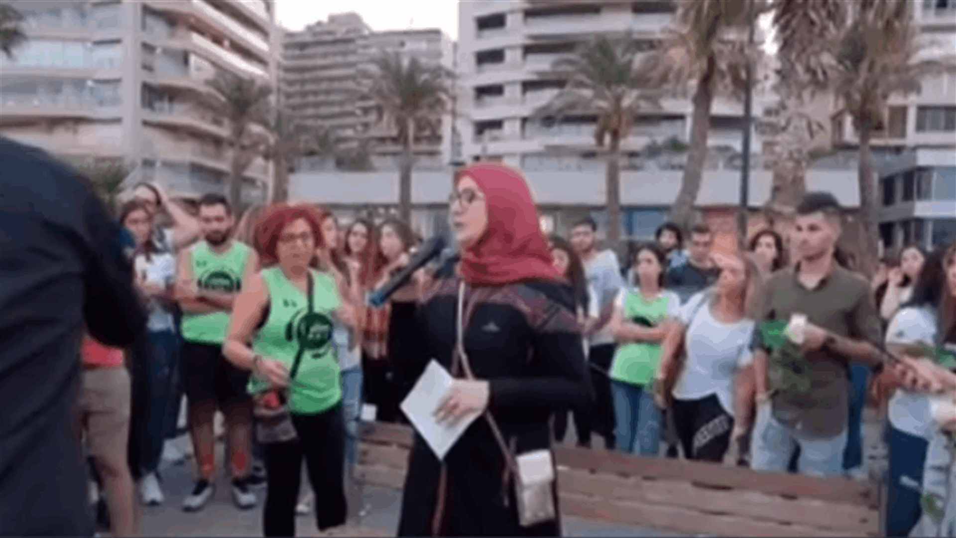 نجاح جبق تشارك في مسيرة "embrace” للحد من الانتحار
