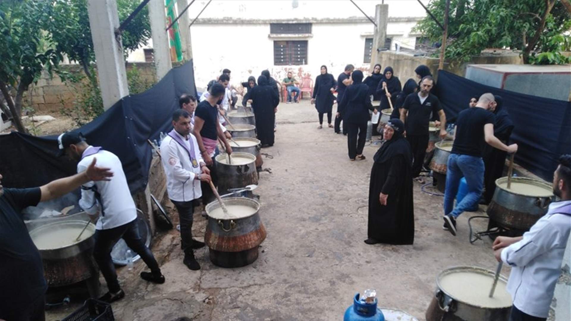 اكبر طبق هريسة في النبطية الفوقا
