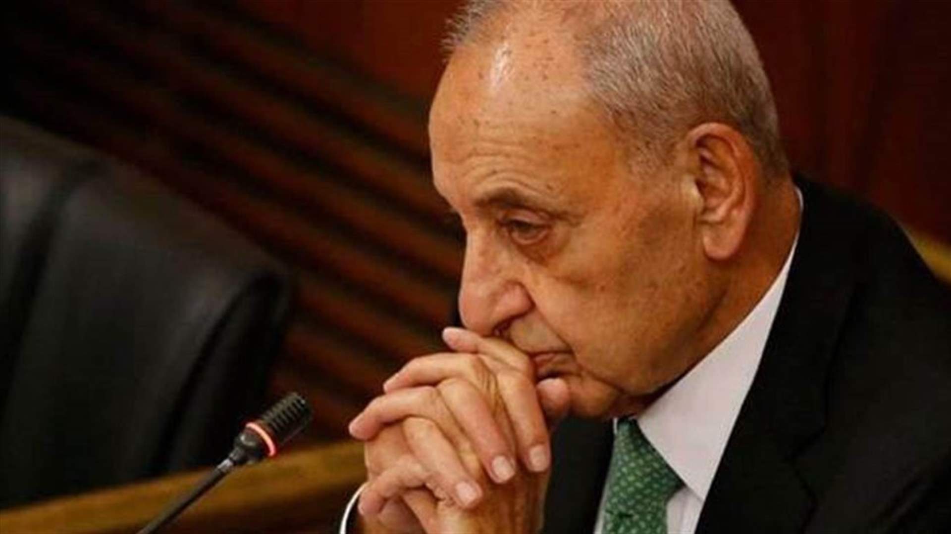 Berri meets with Schenker, says Lebanese economy and banking sector cannot bear these pressures