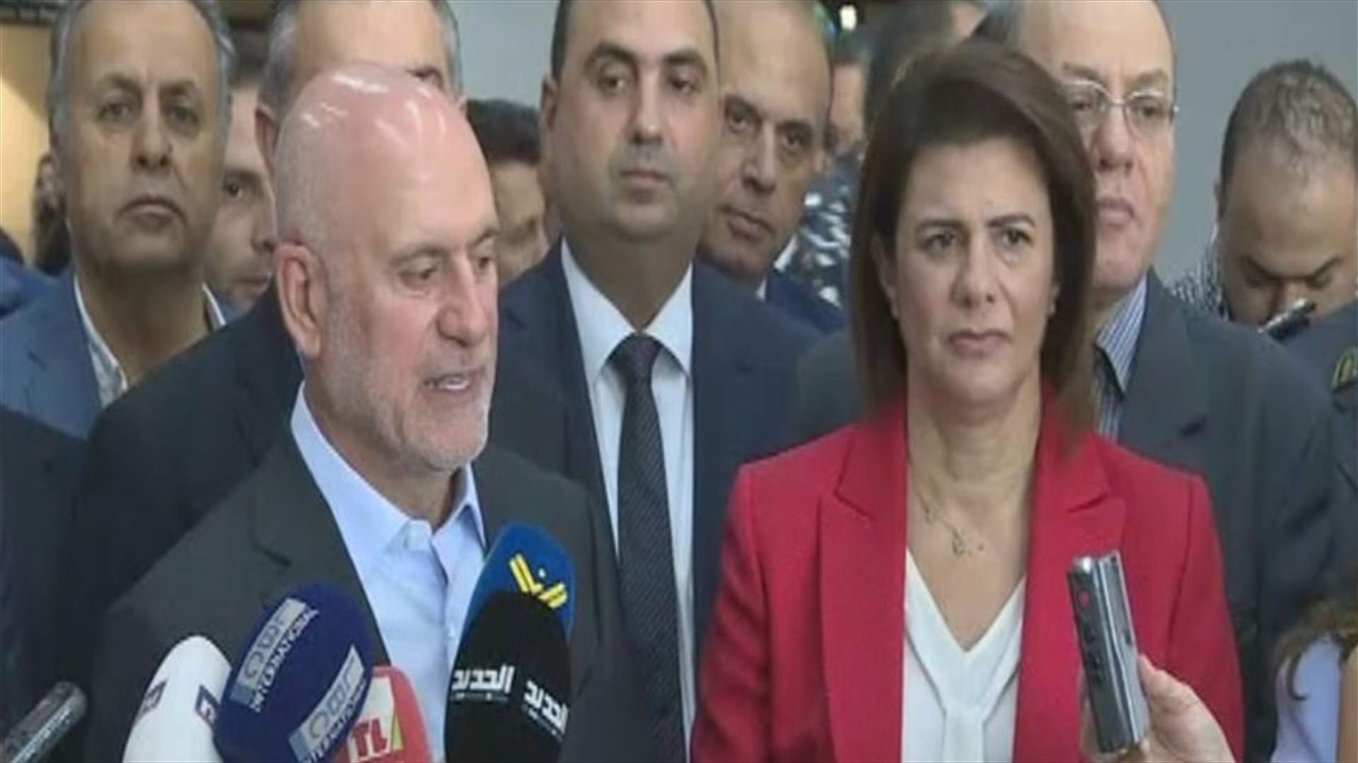 الحسن وفنيانوس في جولة تفقدية بالمطار... فنيانوس: إزالة أجهزة السكانر خطوة في طريق الـ 1000 ميل