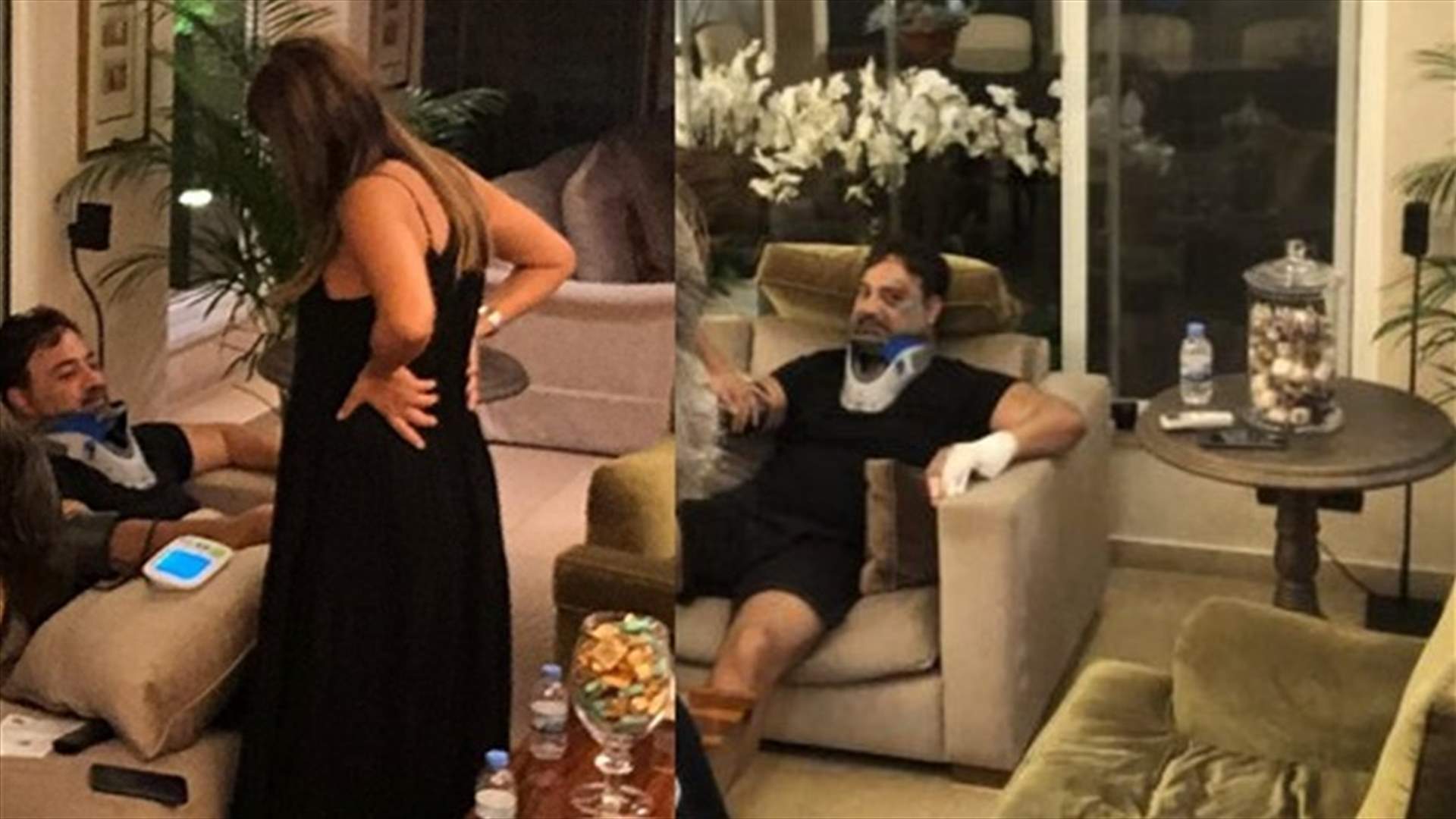 صور عاصي الحلاني متورّم الوجه تقلق الجمهور.. غيبوبة ليومين وفقدان للذاكرة!